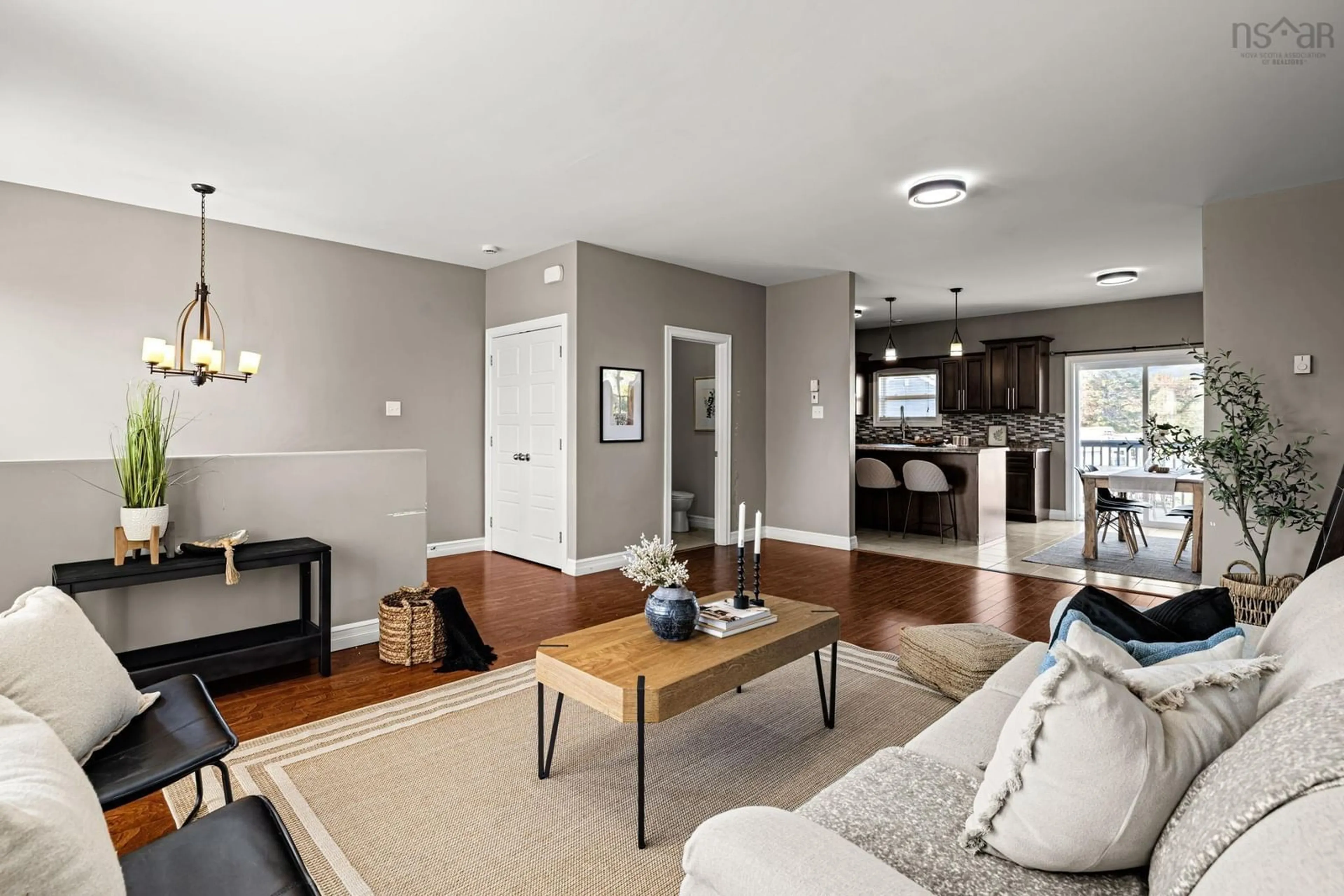 Living room with furniture, unknown for 42A Hornes Rd, Eastern Passage Nova Scotia B3G 1A5