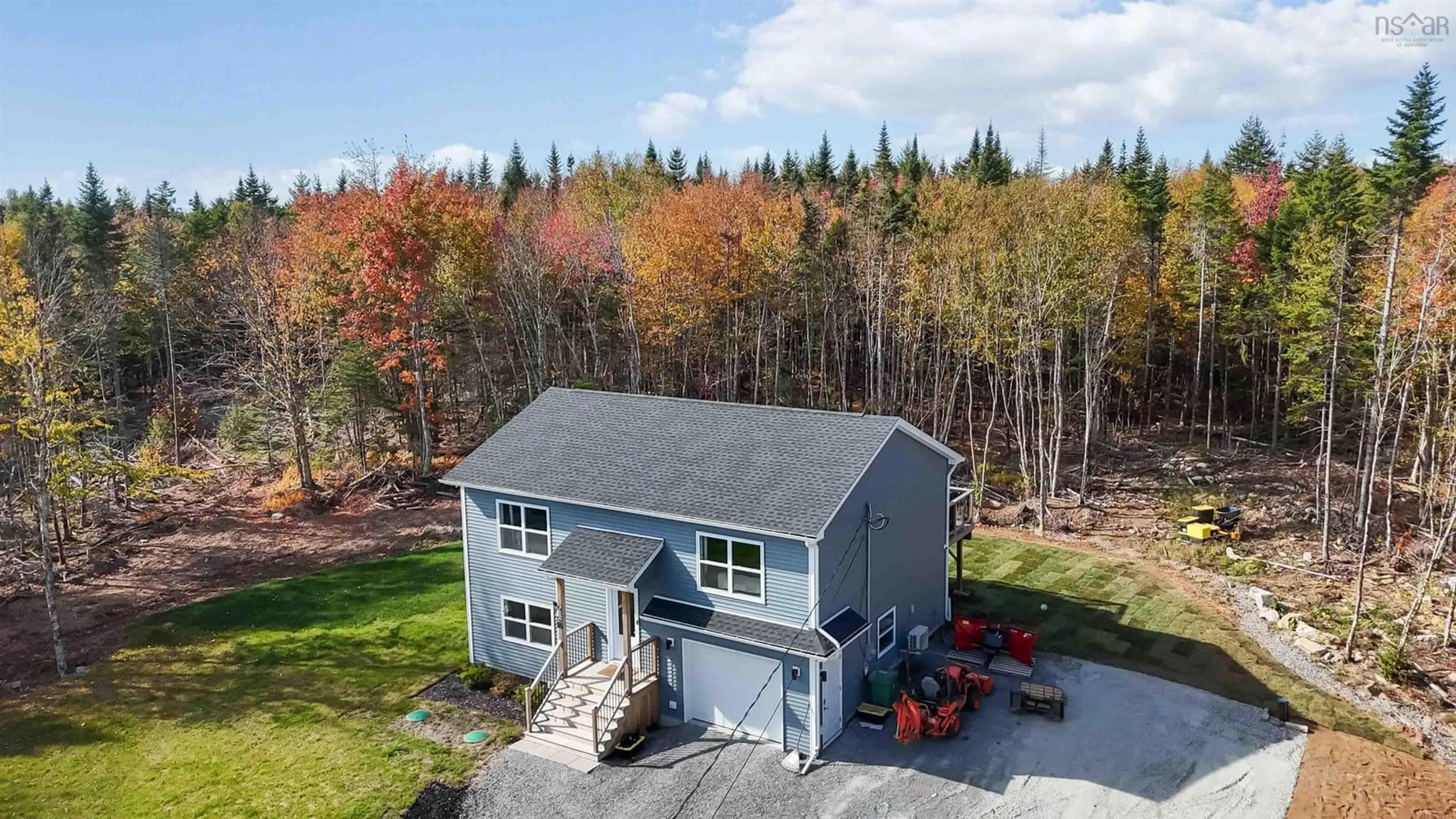 A pic from outside/outdoor area/front of a property/back of a property/a pic from drone, unknown for 352 East Uniacke Rd, East Uniacke Nova Scotia B0N 1Z0