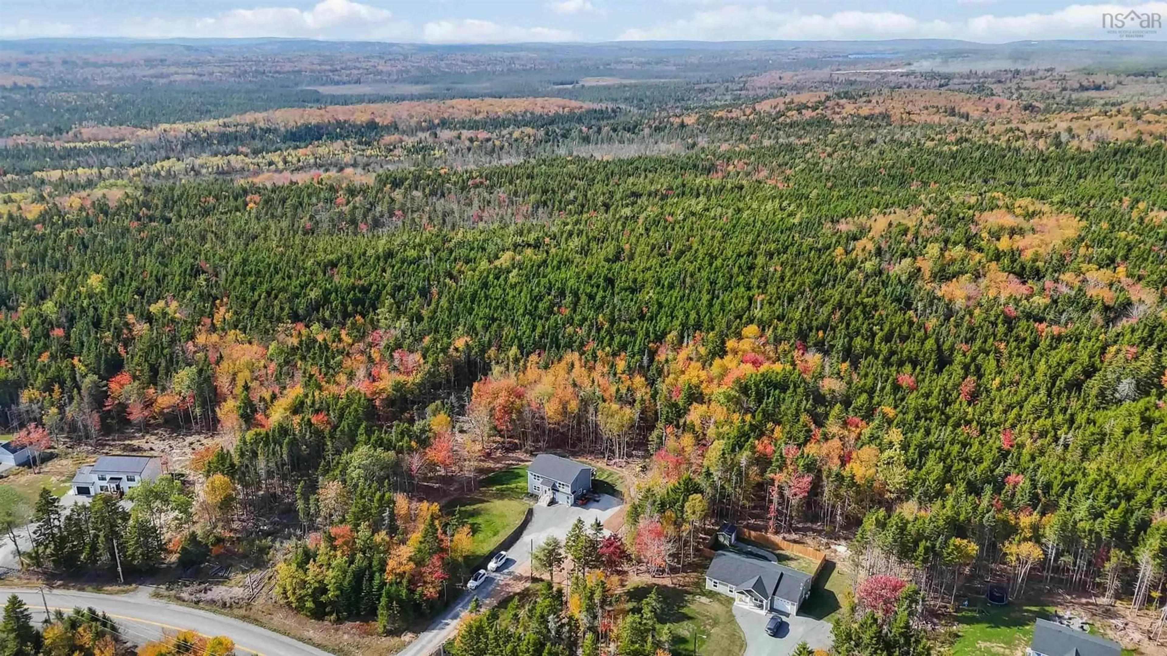 A pic from outside/outdoor area/front of a property/back of a property/a pic from drone, forest/trees view for 352 East Uniacke Rd, East Uniacke Nova Scotia B0N 1Z0