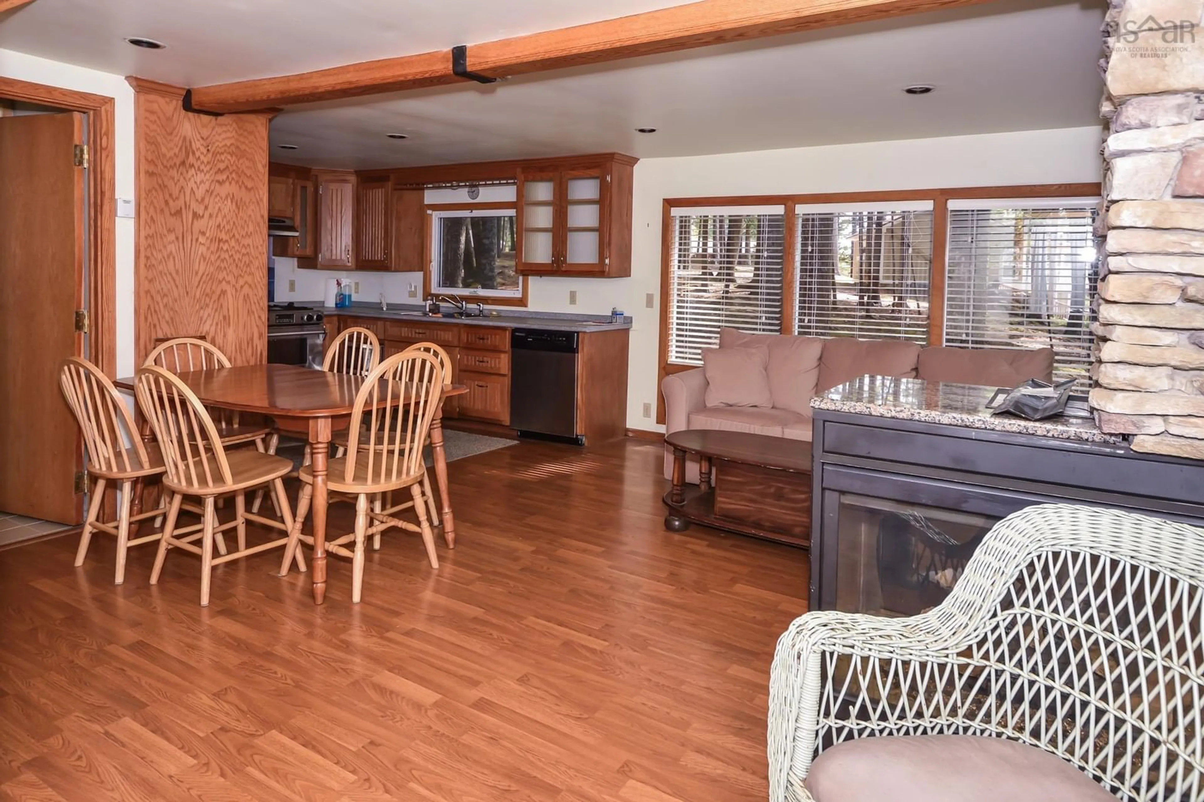 Open concept kitchen, unknown for 539 Canoe Island Rd, Middle New Cornwall Nova Scotia B0J 2E0