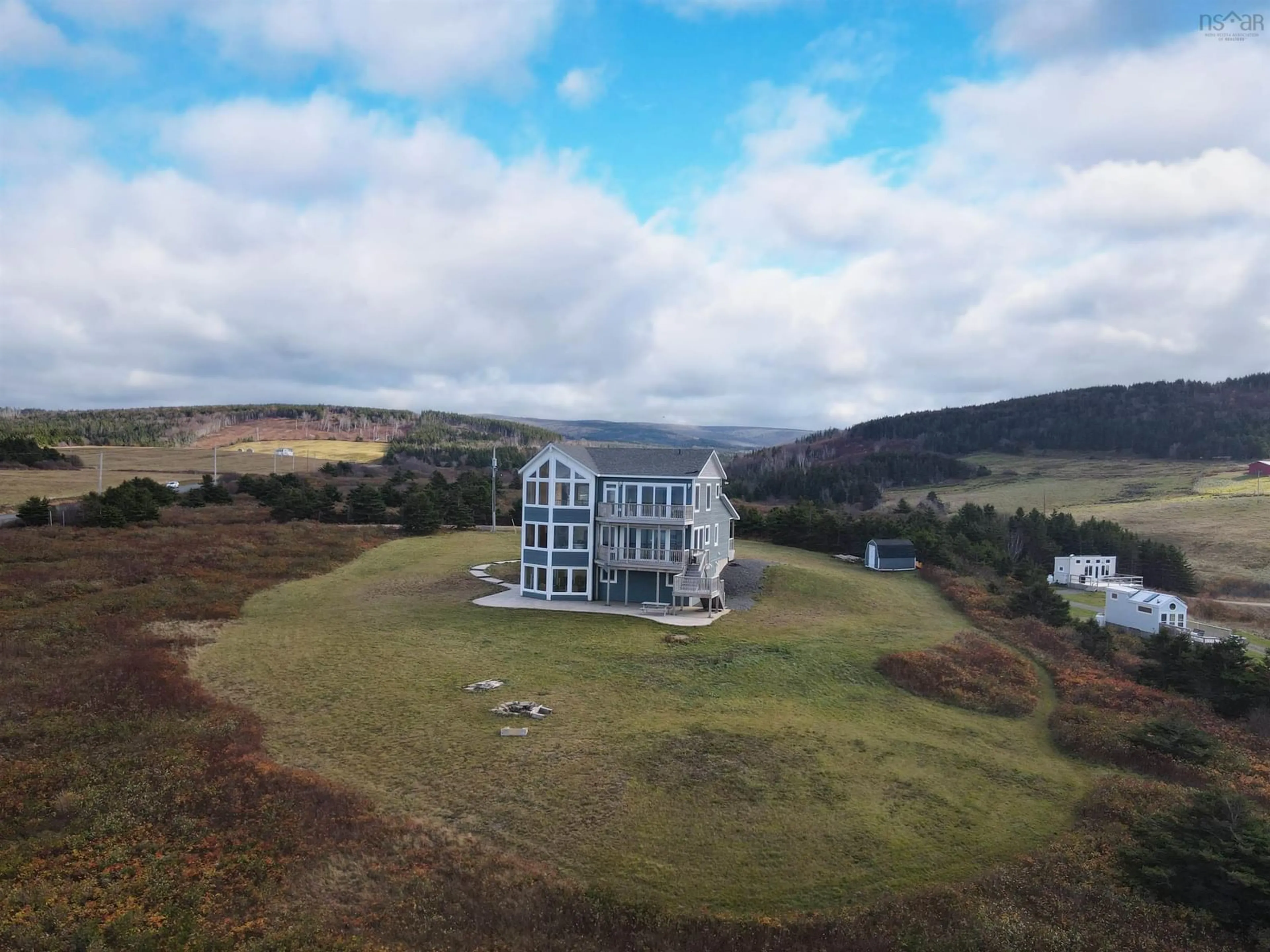 A pic from outside/outdoor area/front of a property/back of a property/a pic from drone, building for 1053 Broad Cove Marsh Rd, Broad Cove Marsh Nova Scotia B0E 1N0