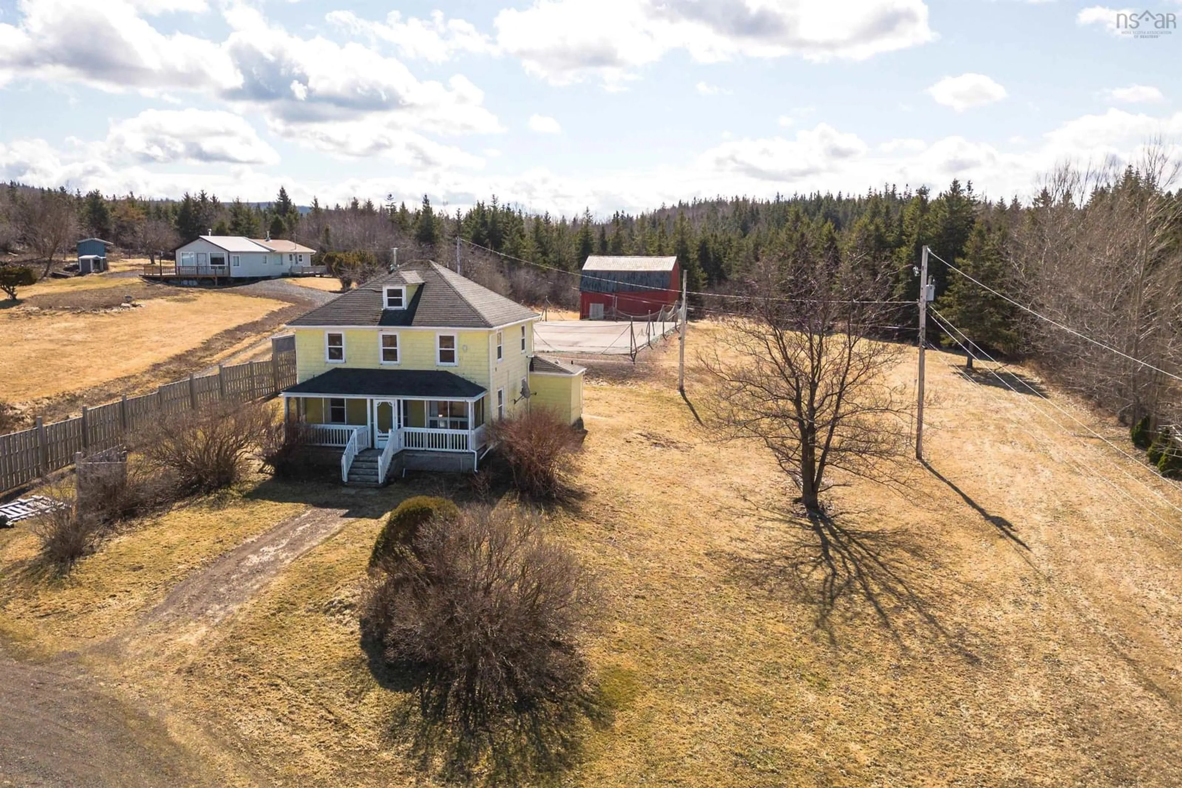 A pic from outside/outdoor area/front of a property/back of a property/a pic from drone, building for 12892 Highway 4 Hwy, Havre Boucher Nova Scotia B0H 1P0