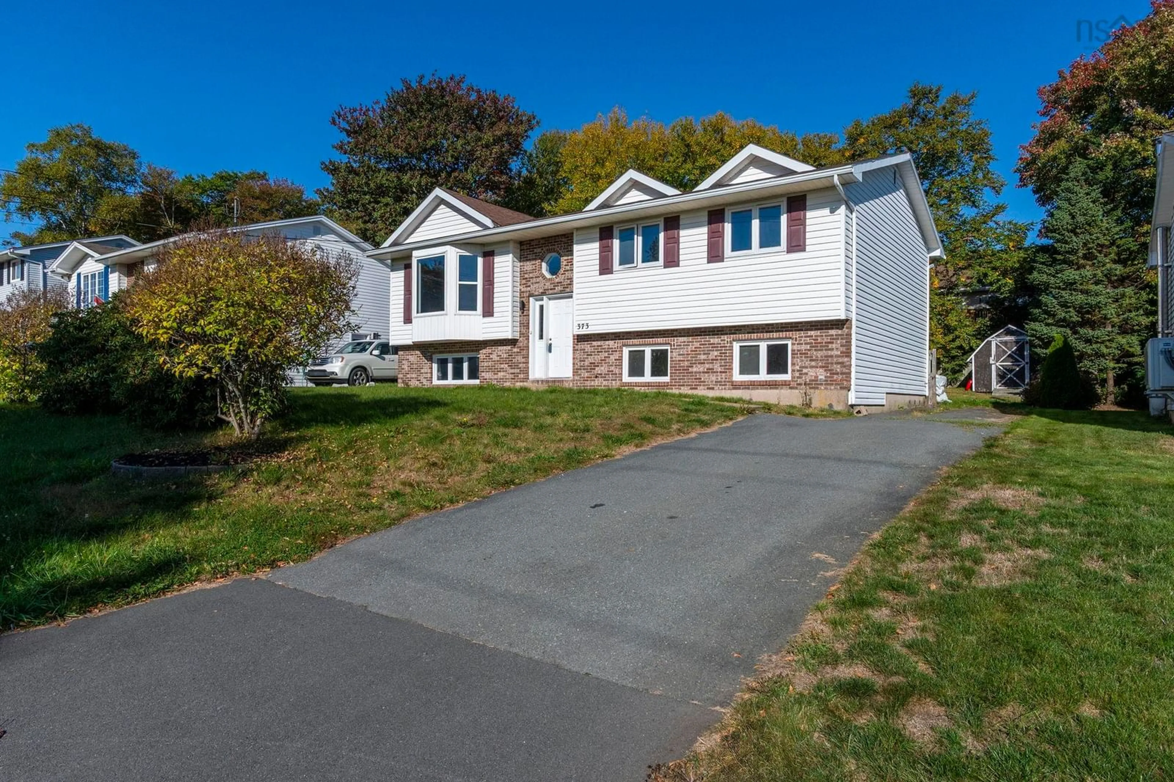 Home with vinyl exterior material, street for 373 Auburn Dr, Dartmouth Nova Scotia B2W 6E1