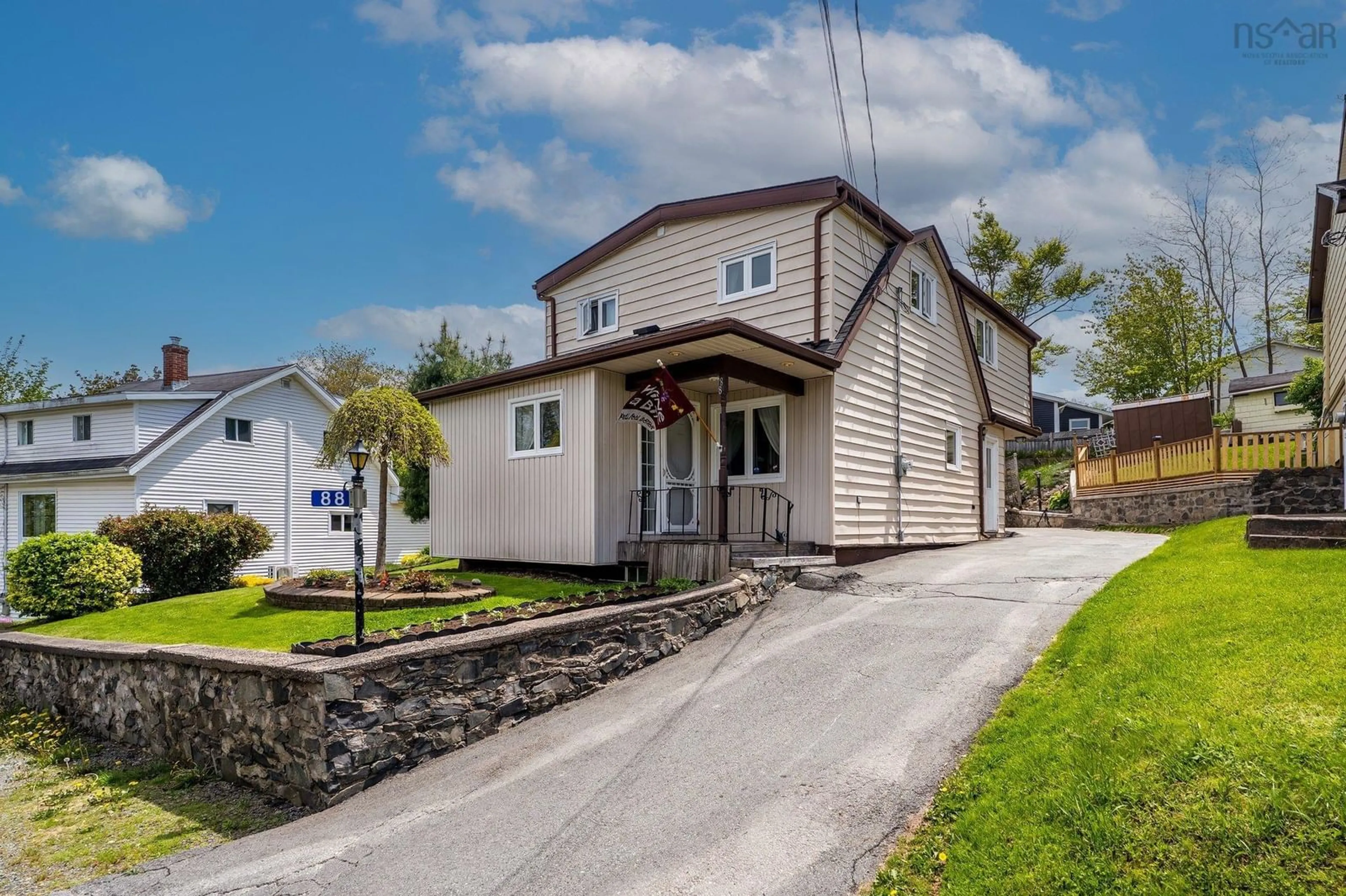 Home with vinyl exterior material, street for 88 Armada Dr, Halifax Nova Scotia B3M 1P9
