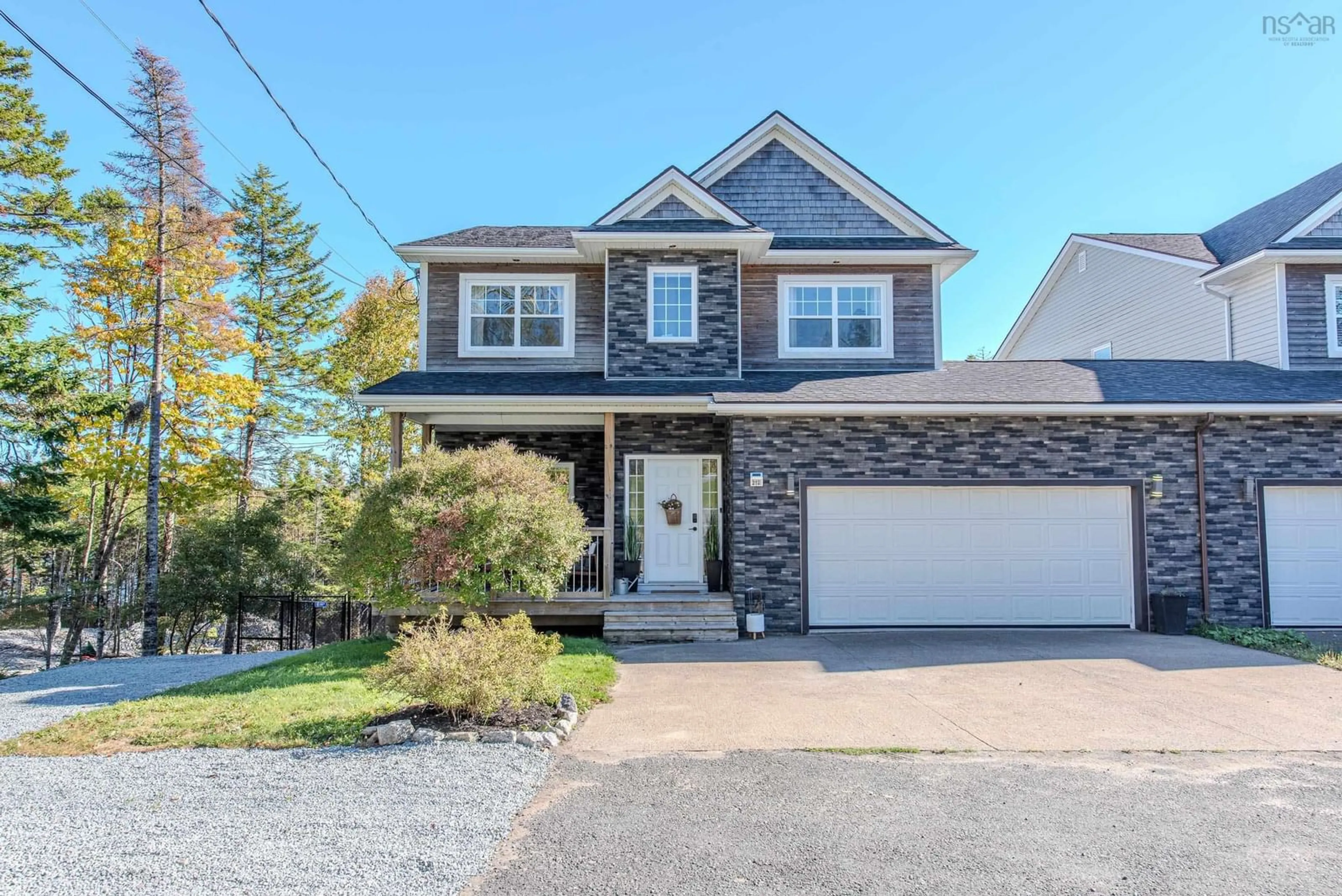 Home with vinyl exterior material, street for 212 Voyageur Way, Hammonds Plains Nova Scotia B4B 2C1