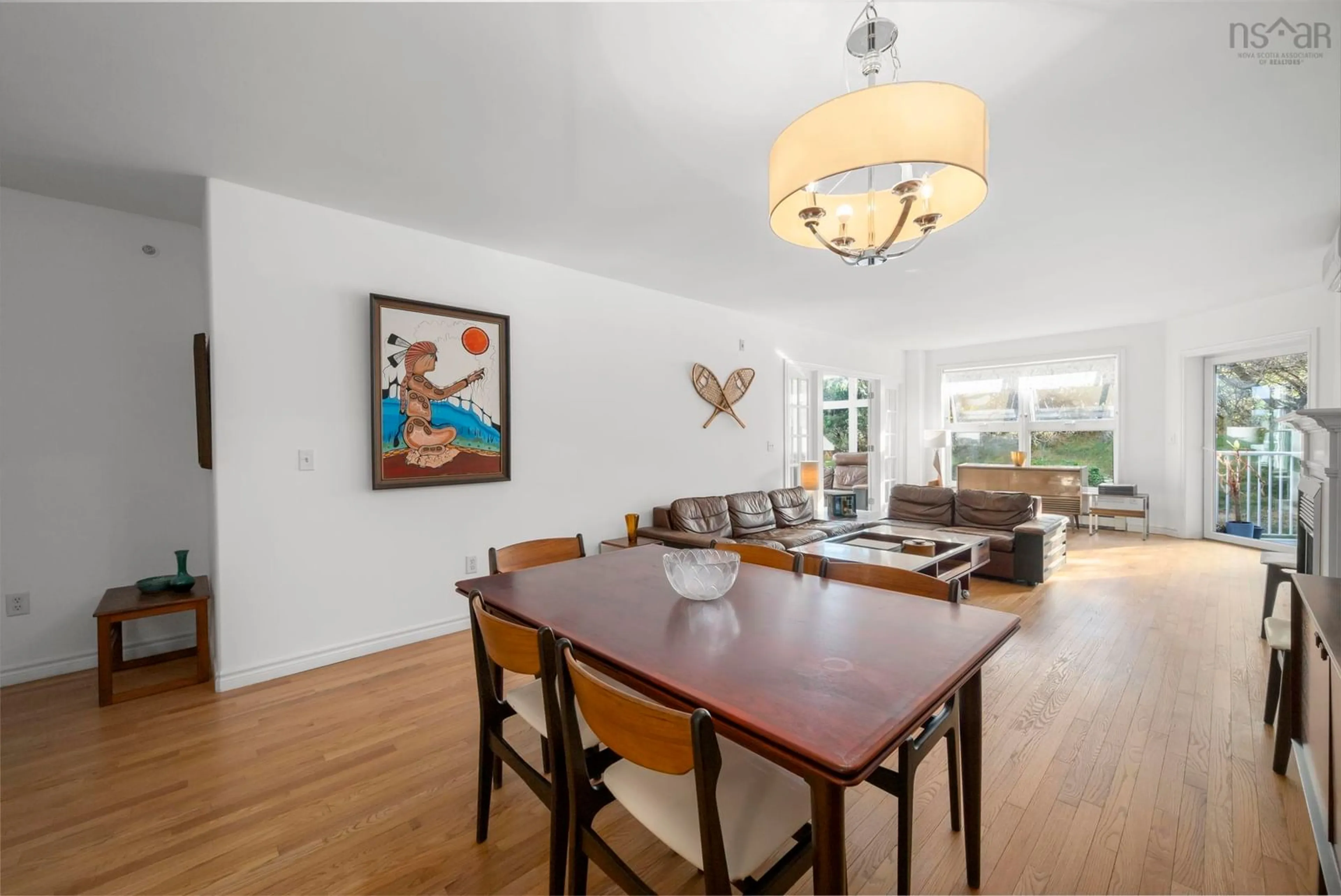 Dining room, wood/laminate floor for 99 Waterfront Dr #106, Bedford Nova Scotia B4A 4K5
