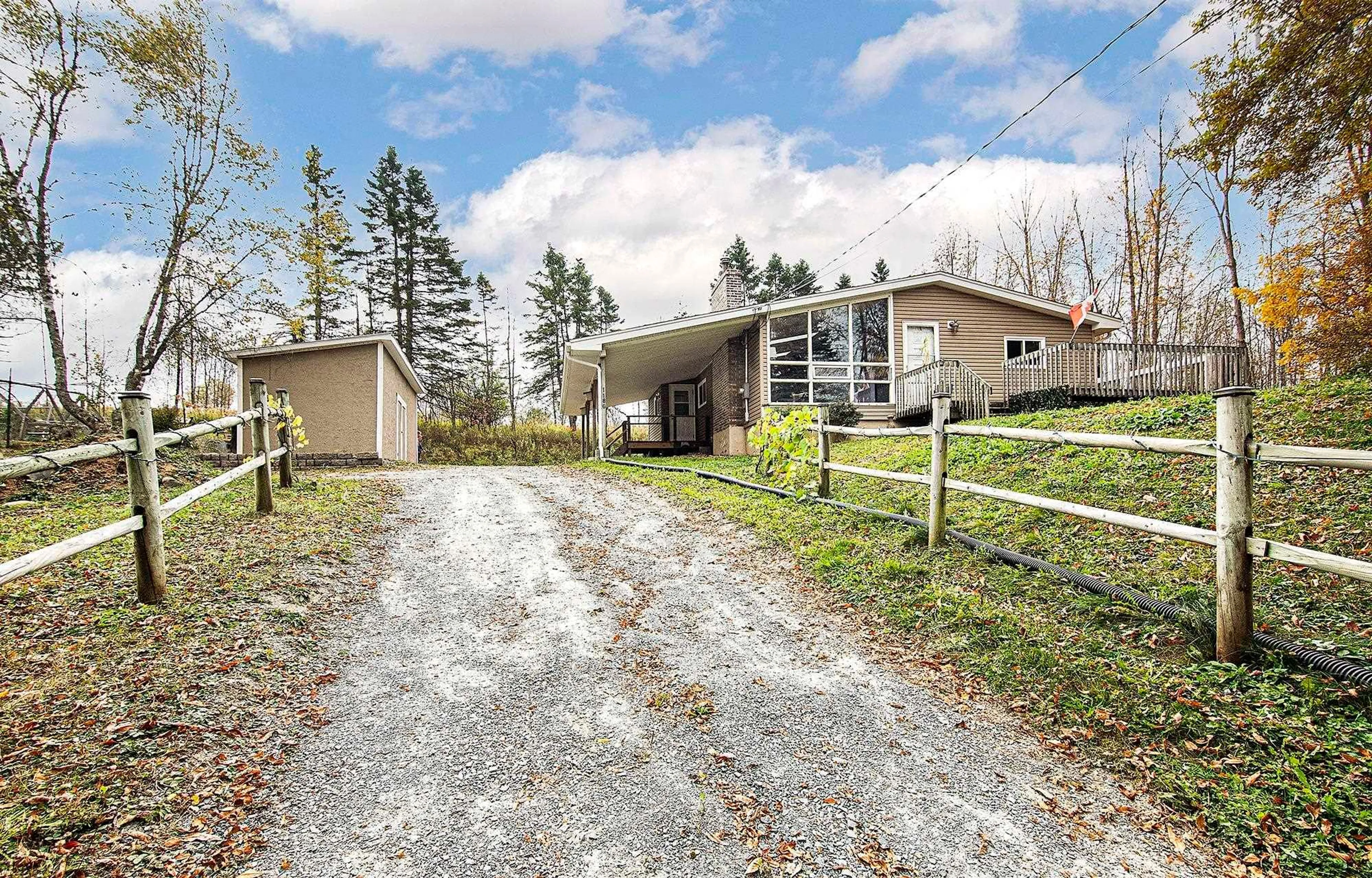 A pic from outside/outdoor area/front of a property/back of a property/a pic from drone, street for 1186 Highway 1, Lakelands Nova Scotia B0N 1Z0