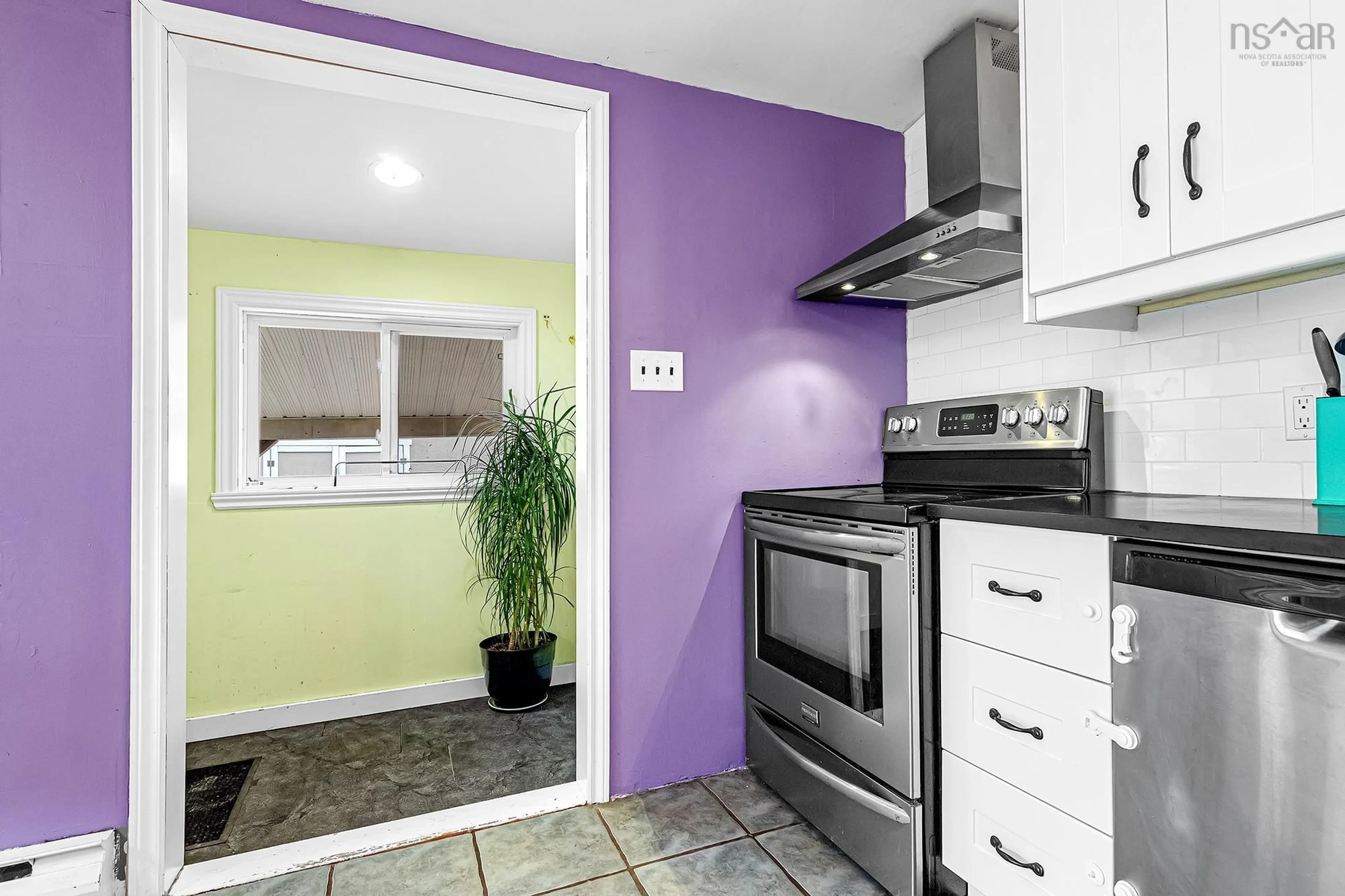 Standard kitchen, ceramic/tile floor for 1186 Highway 1, Lakelands Nova Scotia B0N 1Z0