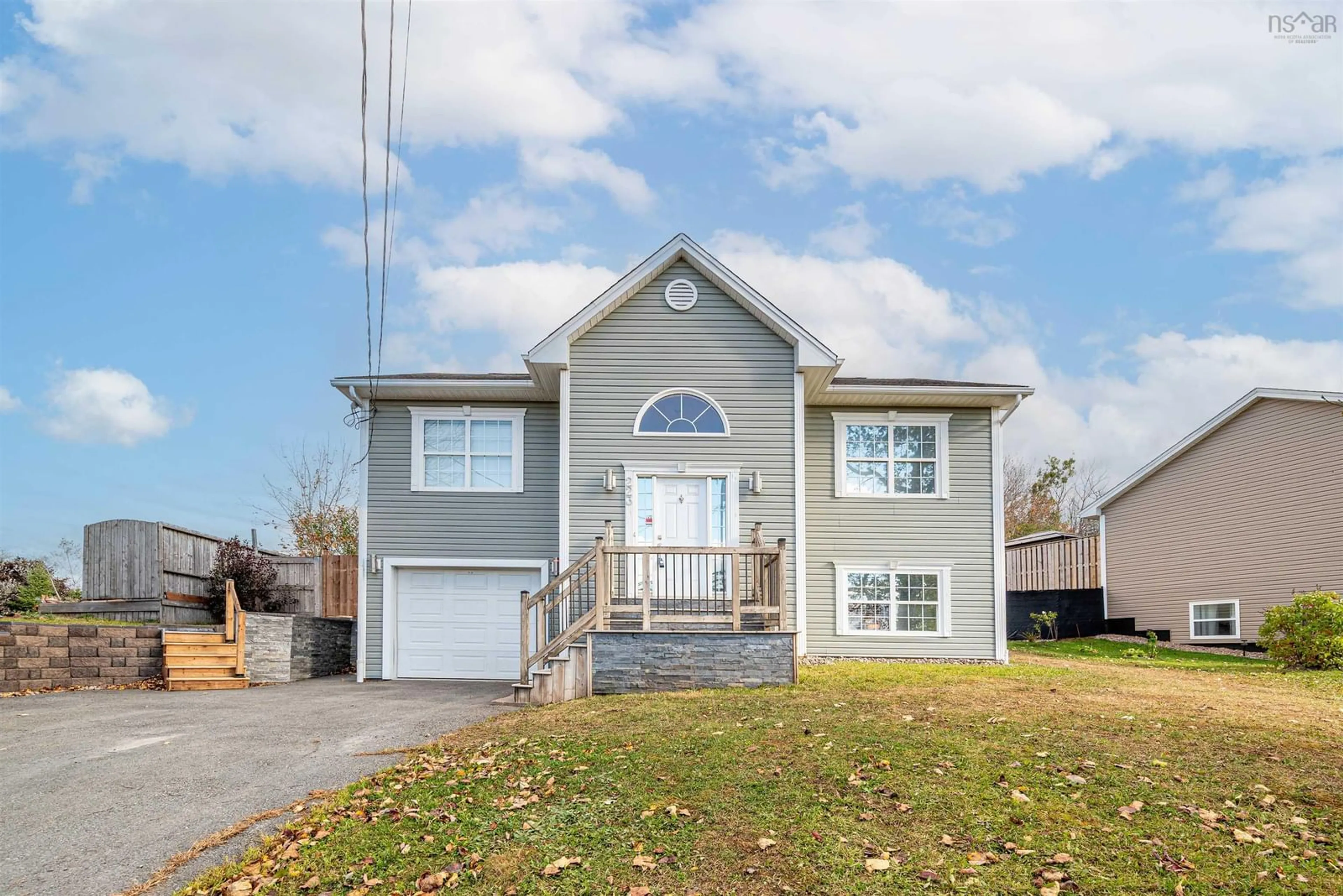Home with vinyl exterior material, street for 223 Beaver Bank Rd, Beaver Bank Nova Scotia B4E 1J8