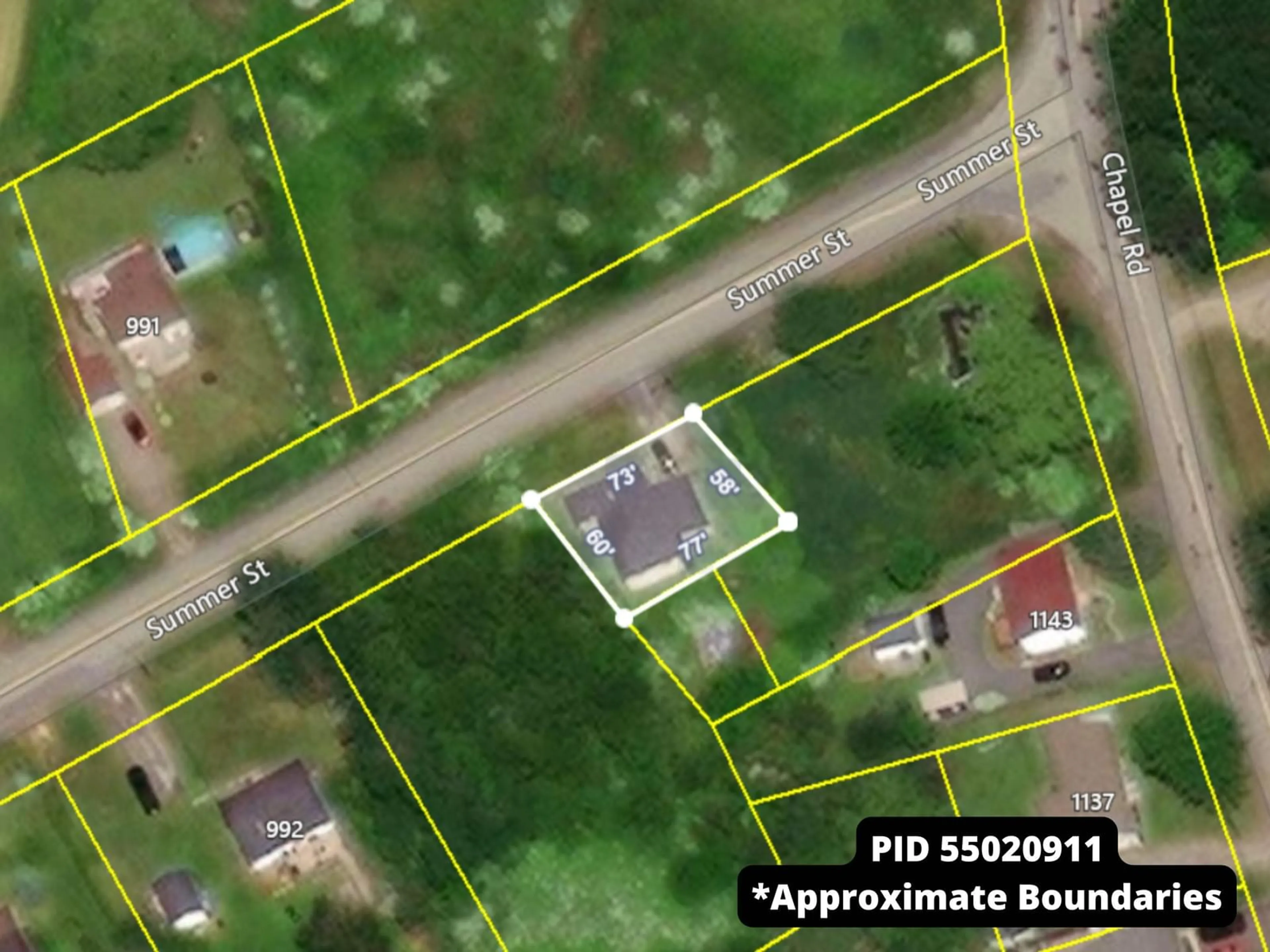 A pic from outside/outdoor area/front of a property/back of a property/a pic from drone, building for 1004 Summer St, Canning Nova Scotia B0P 1H0