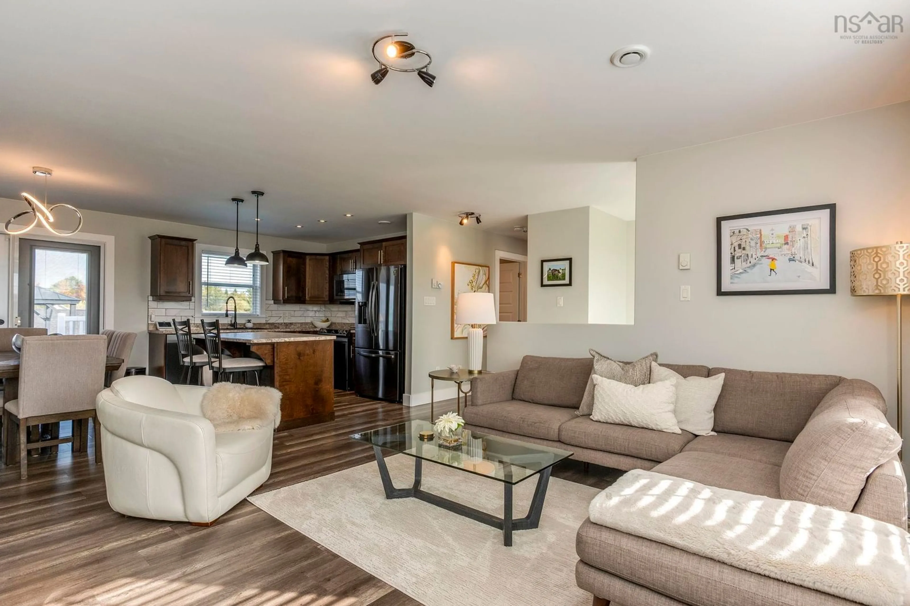 Living room with furniture, unknown for 39 Ridge Ave, Stewiacke Nova Scotia B0N 2J0