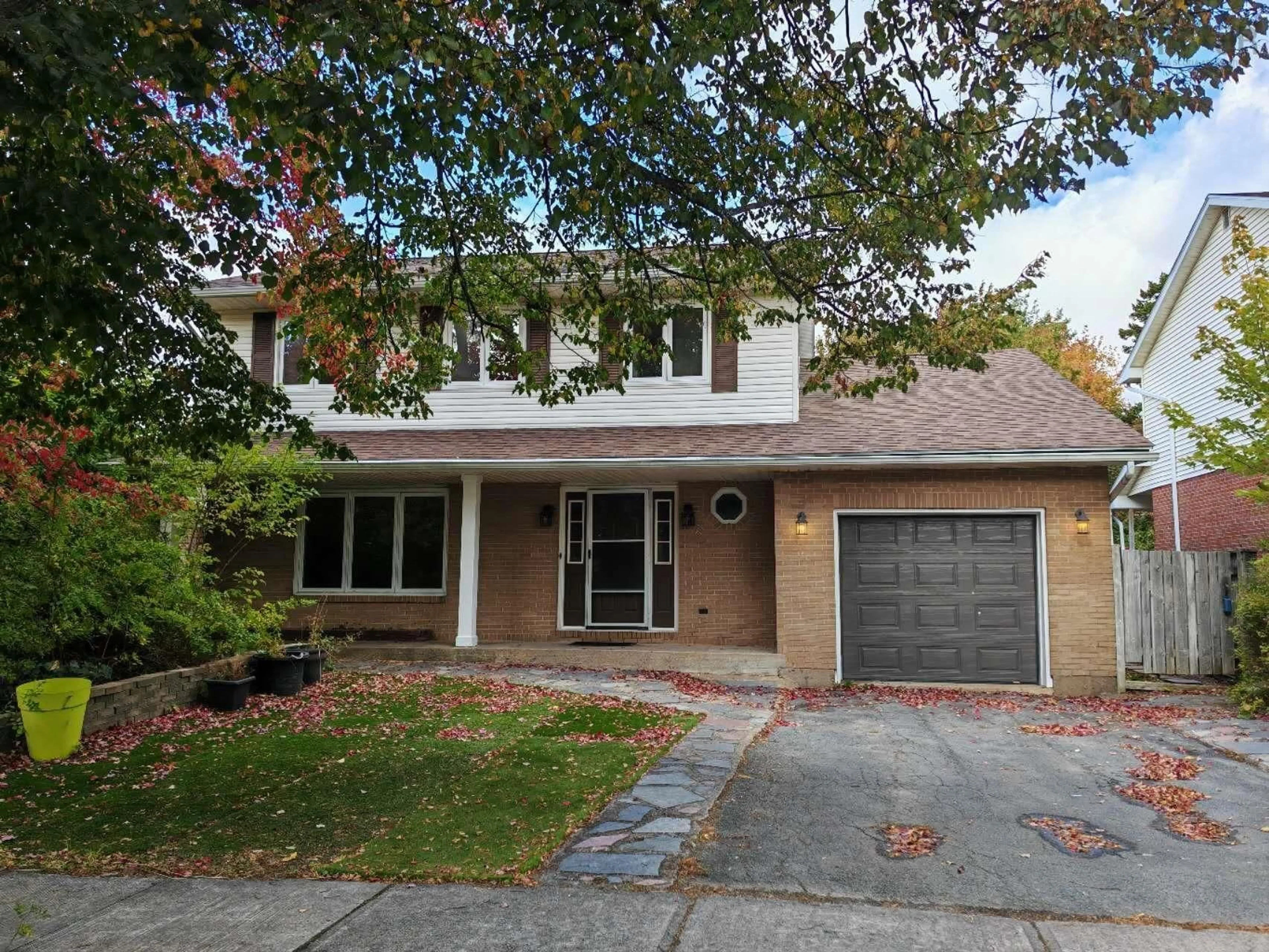 Home with brick exterior material, street for 6 Amberwood Crt, Halifax Nova Scotia B3M 3X7