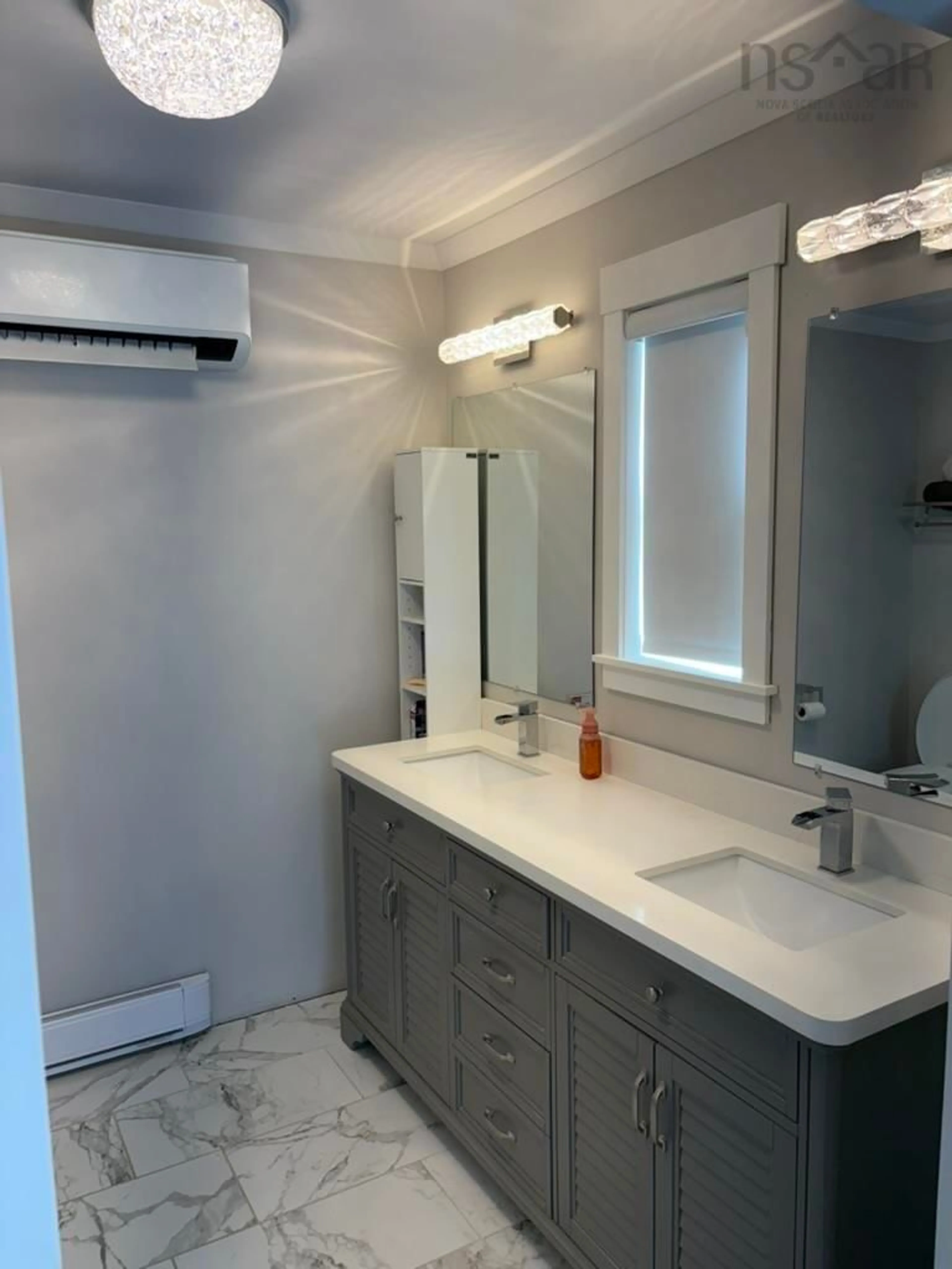 Contemporary bathroom, ceramic/tile floor for 25 Lakewood Dr, Brooklyn Nova Scotia B0N 2A0
