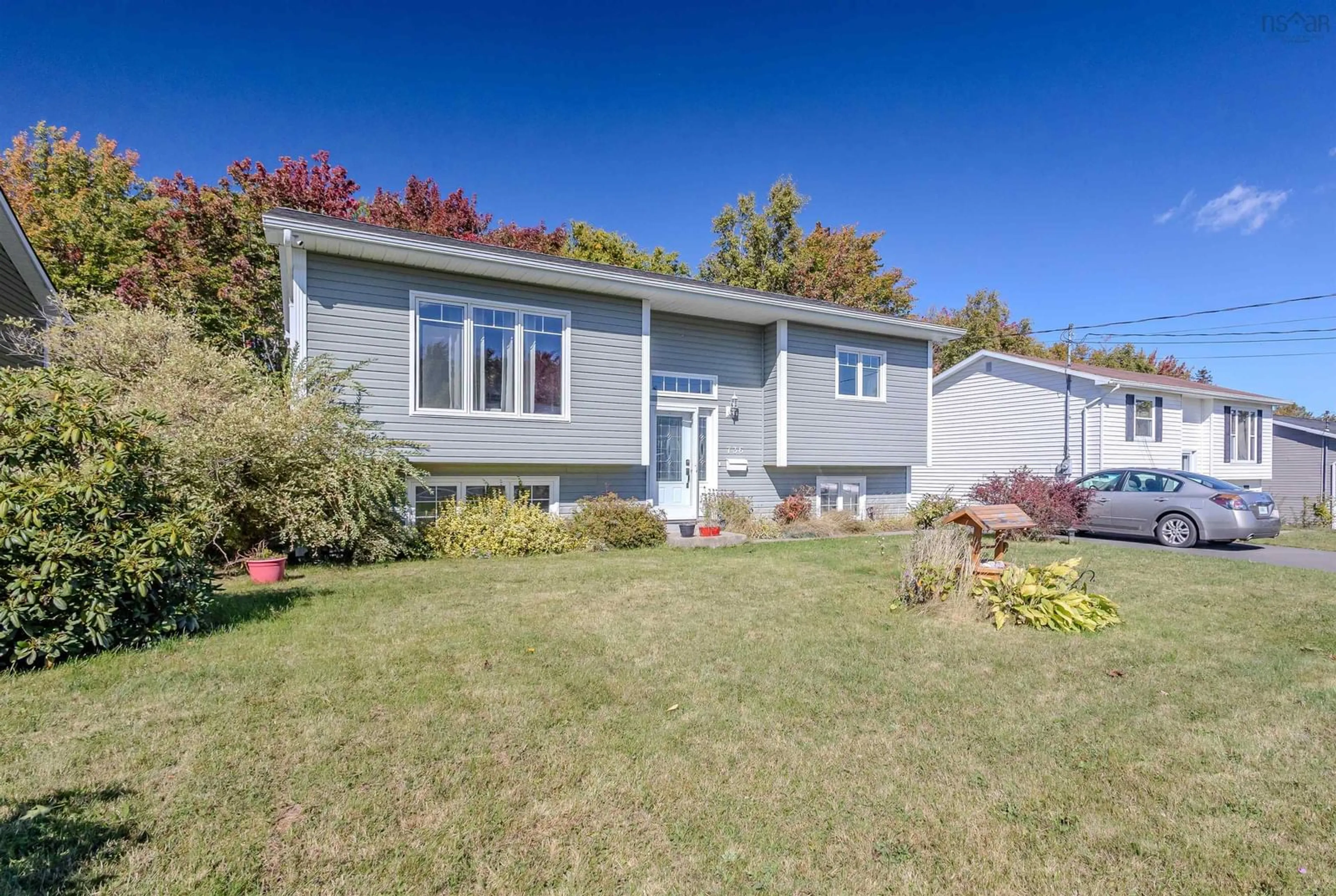 Home with vinyl exterior material, street for 736 Cottage Rd, Sydney Nova Scotia B1P 6S6
