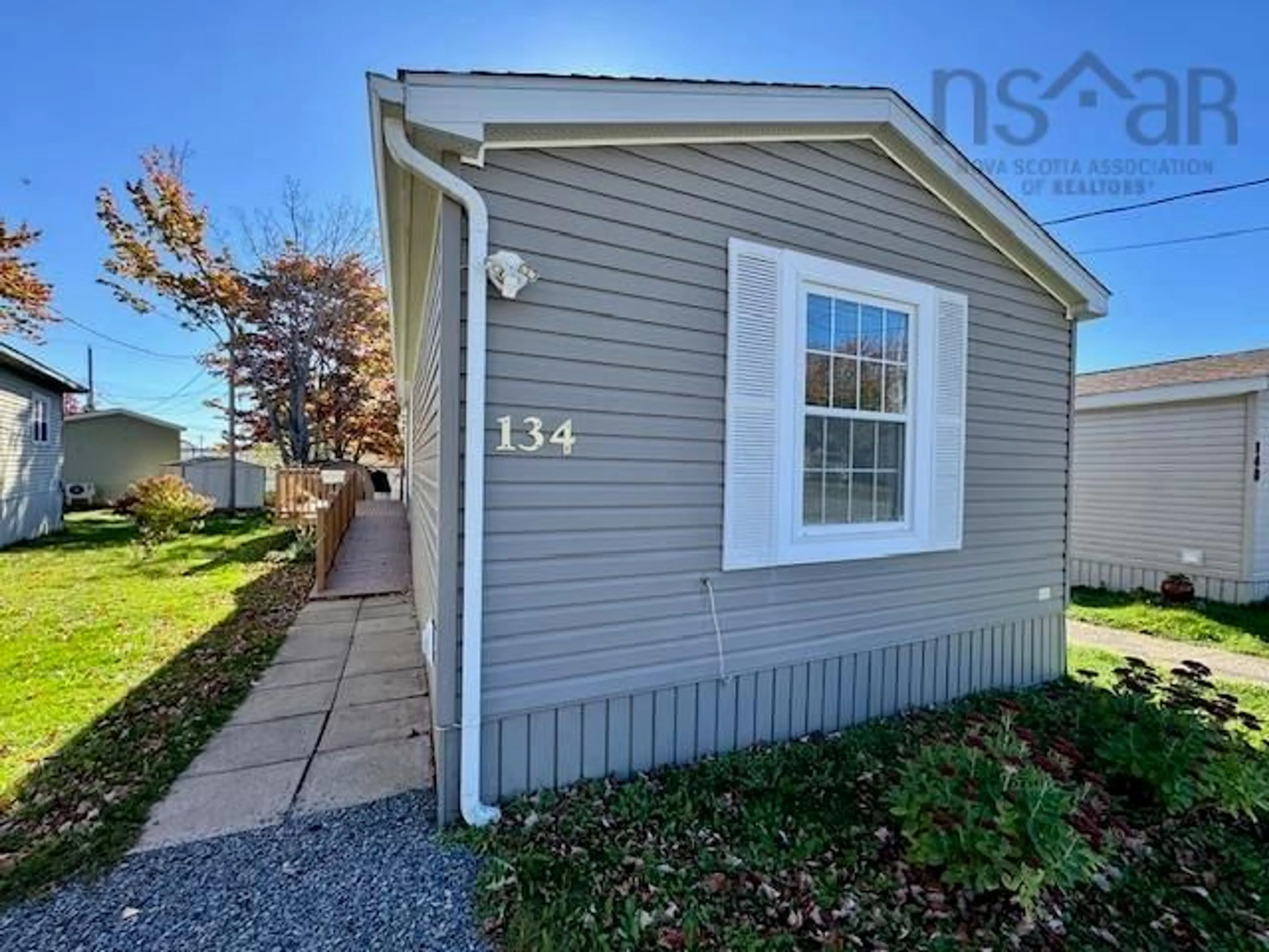 Home with vinyl exterior material, street for 134 Milo Terr, Beaver Bank Nova Scotia B4E 1N7