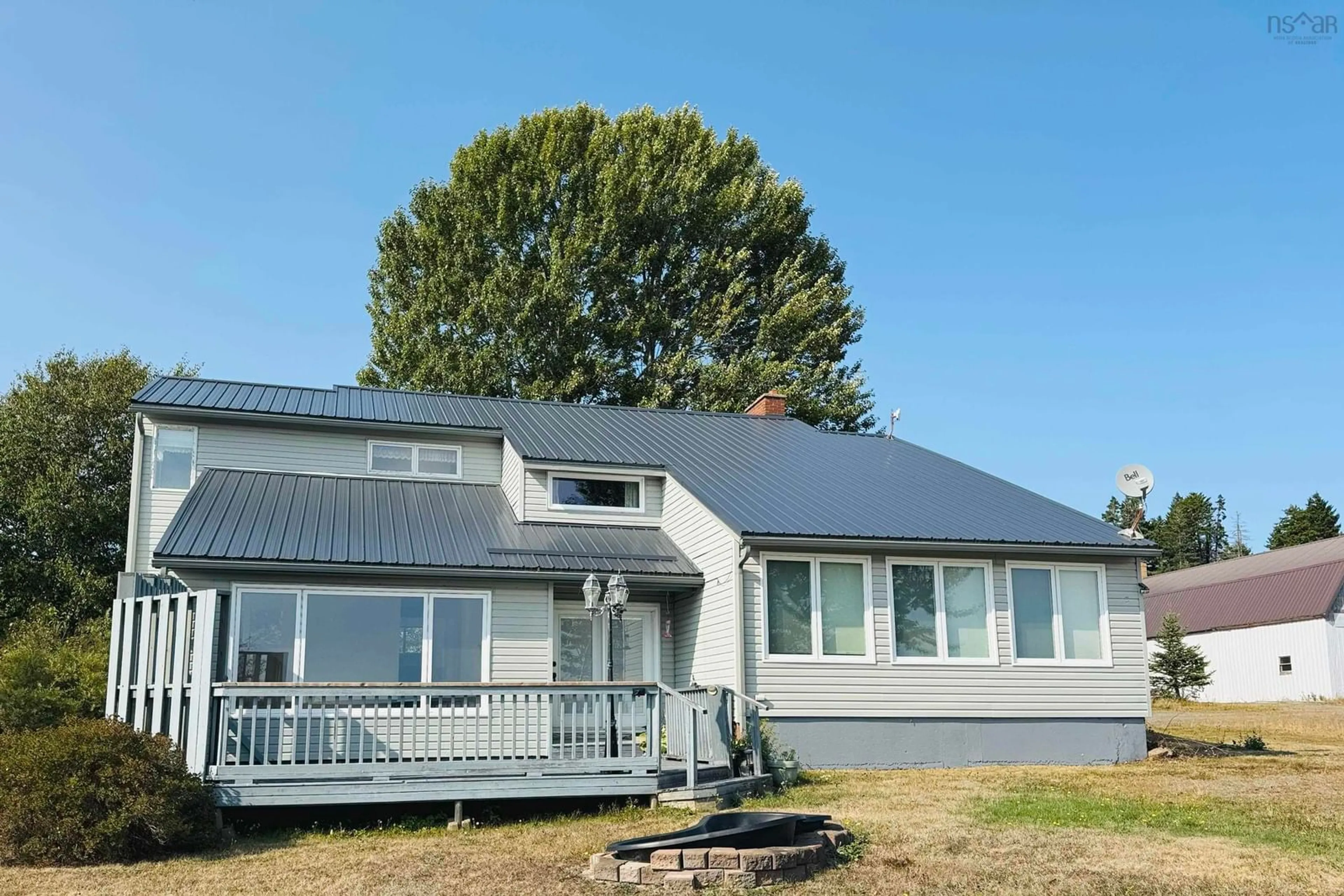 A pic from outside/outdoor area/front of a property/back of a property/a pic from drone, building for 8005 Highway 209, Wards Brook Nova Scotia B0M 1S0