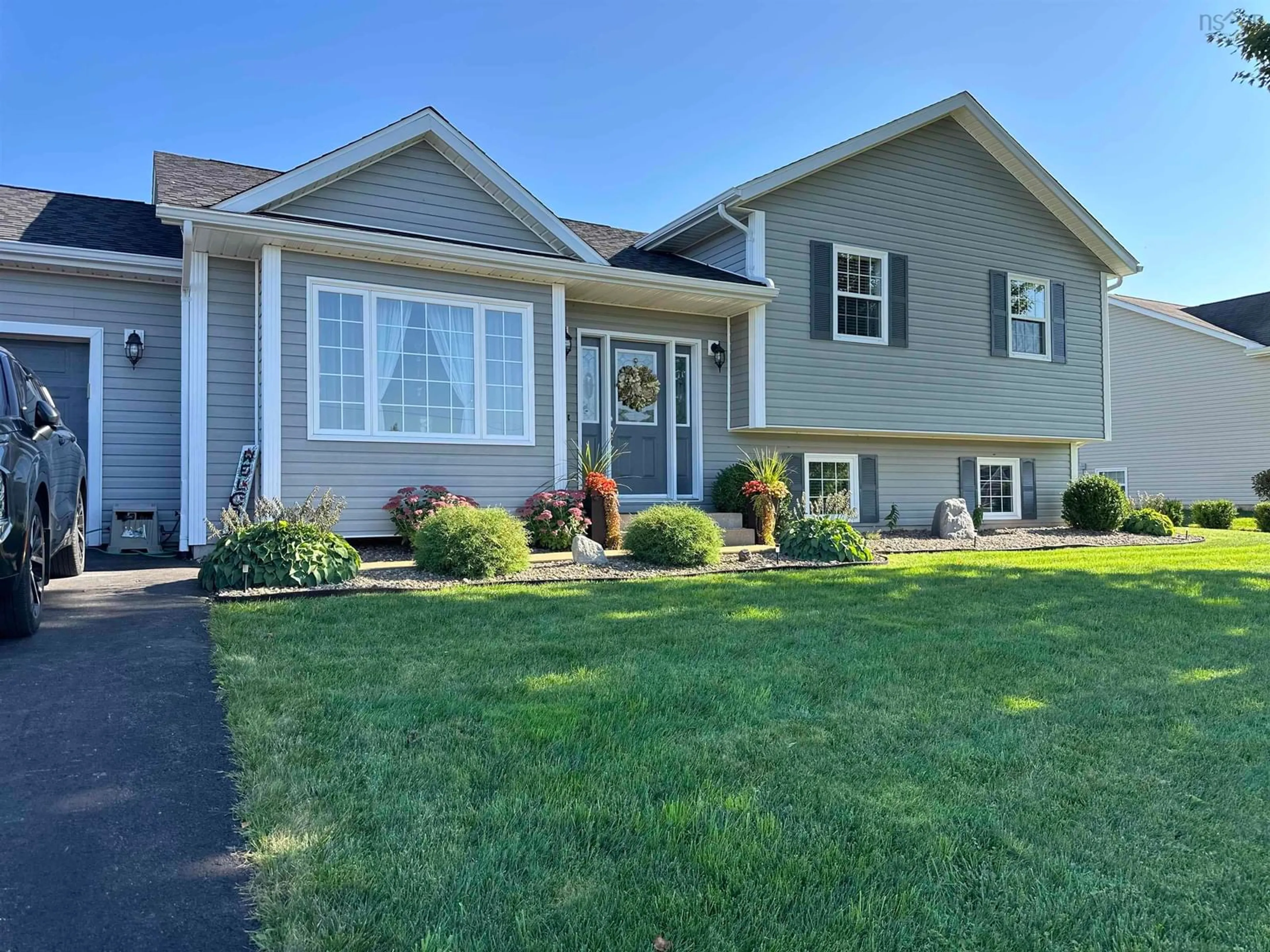 Home with vinyl exterior material, street for 40 Terra Nova Dr, Greenwood Nova Scotia B0P 1R0