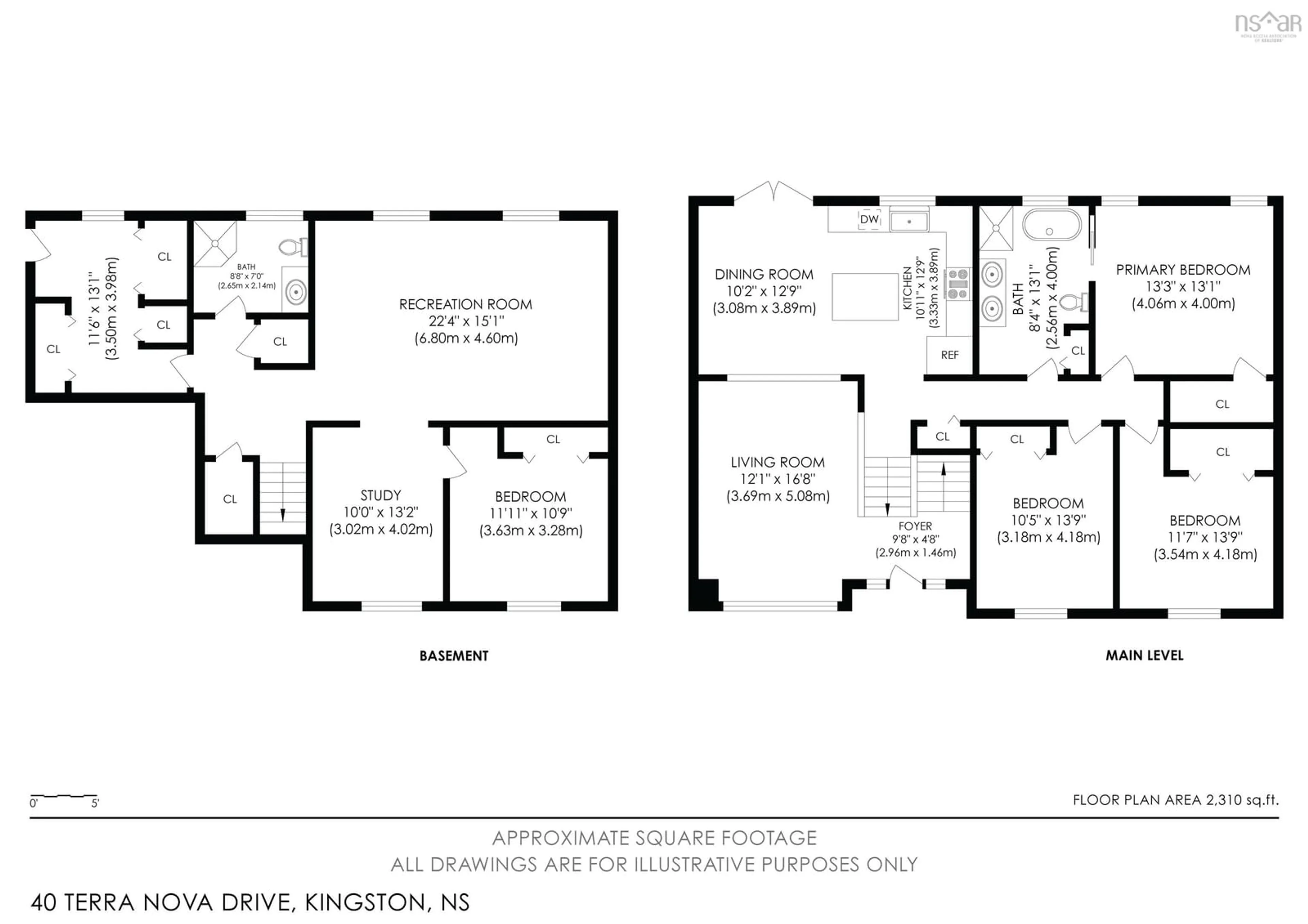 Floor plan for 40 Terra Nova Dr, Greenwood Nova Scotia B0P 1R0