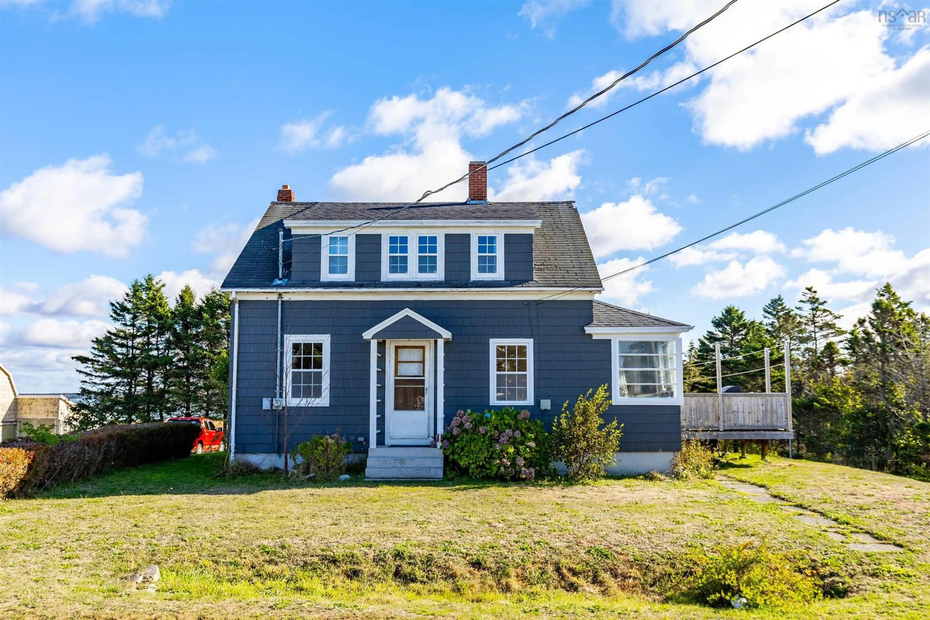 Home with vinyl exterior material, street for 41 School St, Lower West Pubnico Nova Scotia B0W 2C0