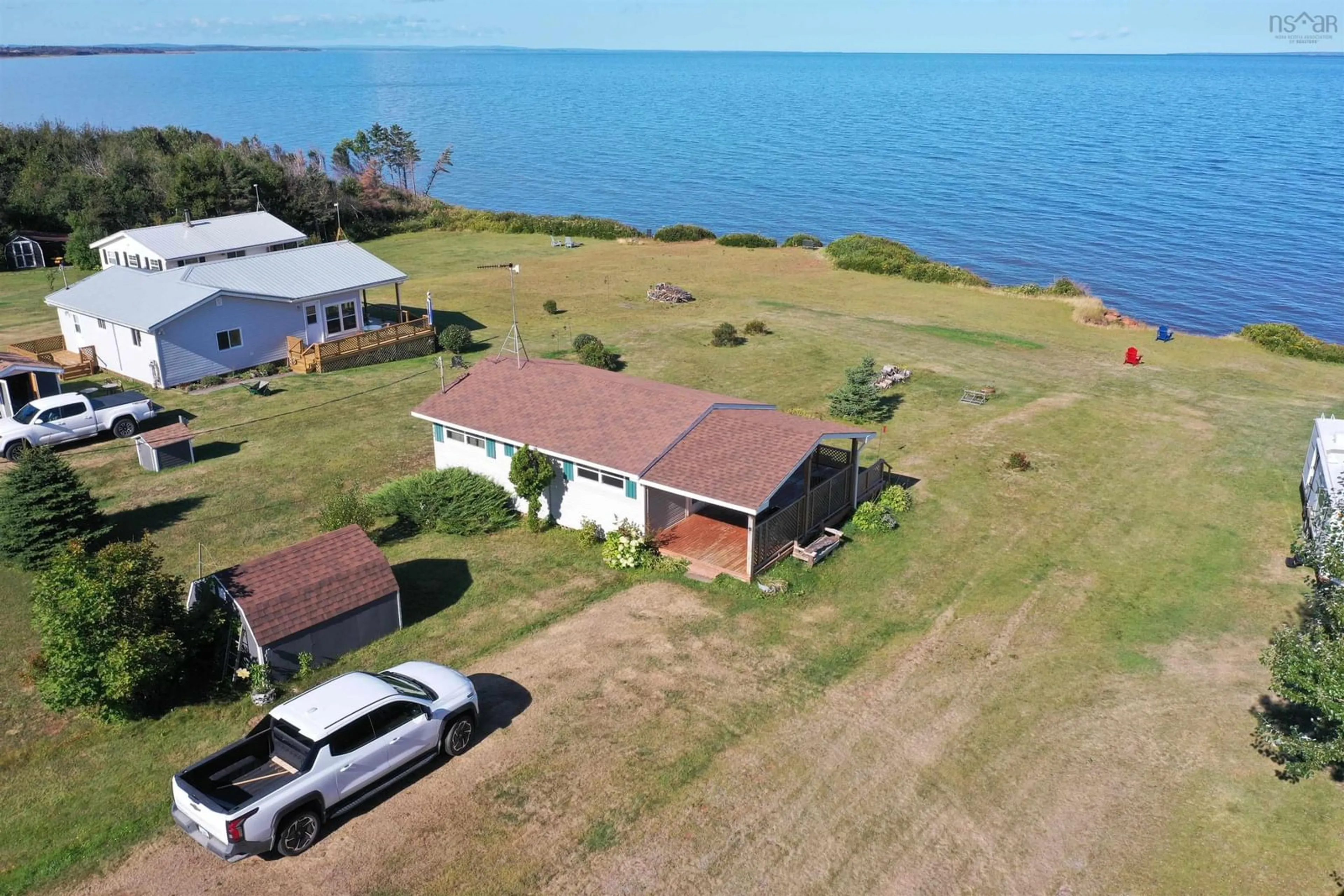 A pic from outside/outdoor area/front of a property/back of a property/a pic from drone, water/lake/river/ocean view for 113 Ceilidh Lane, Lismore Nova Scotia B0K 1B0