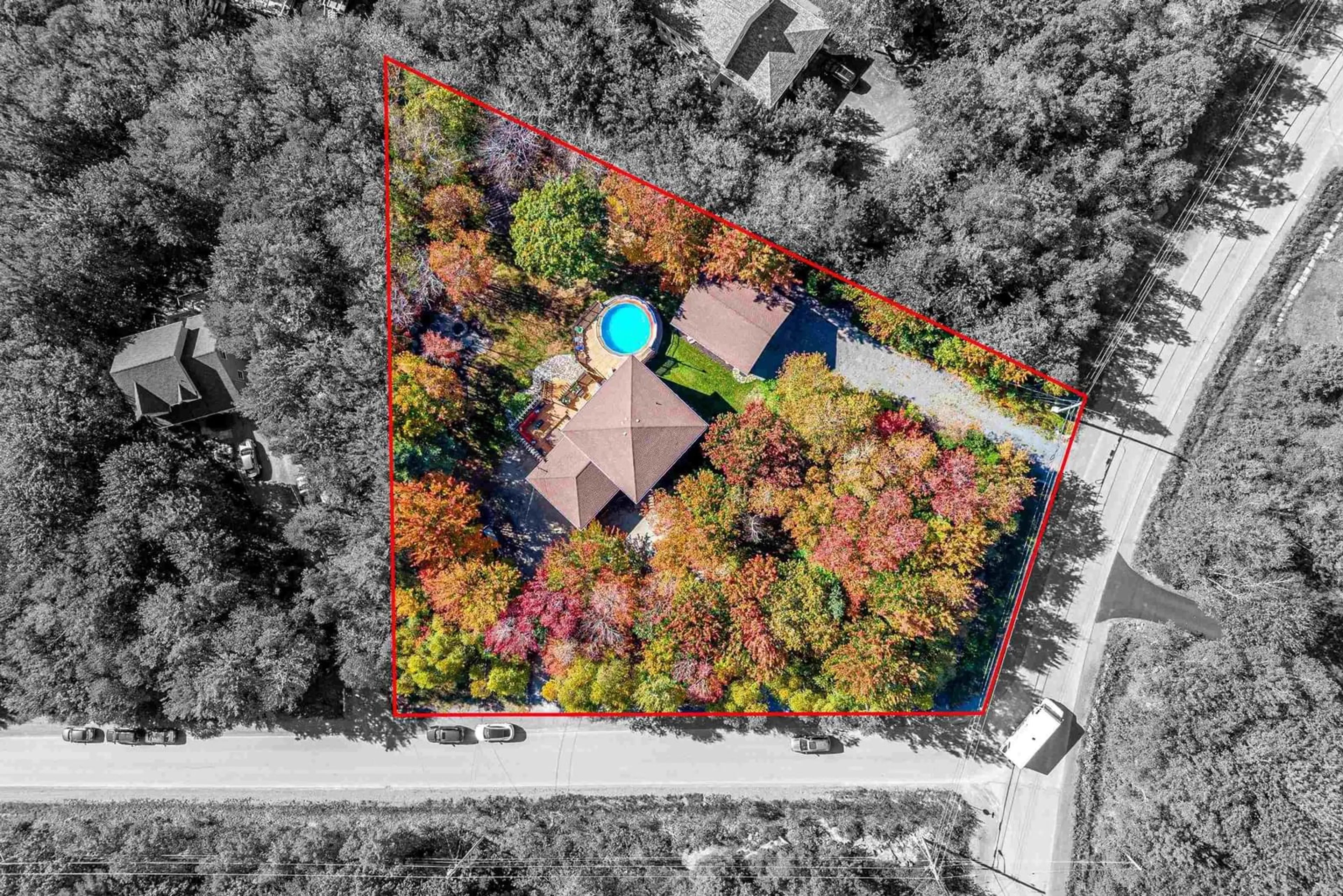 A pic from outside/outdoor area/front of a property/back of a property/a pic from drone, unknown for 9 Haliburton Cres, Stillwater Lake Nova Scotia B3Z 1P1