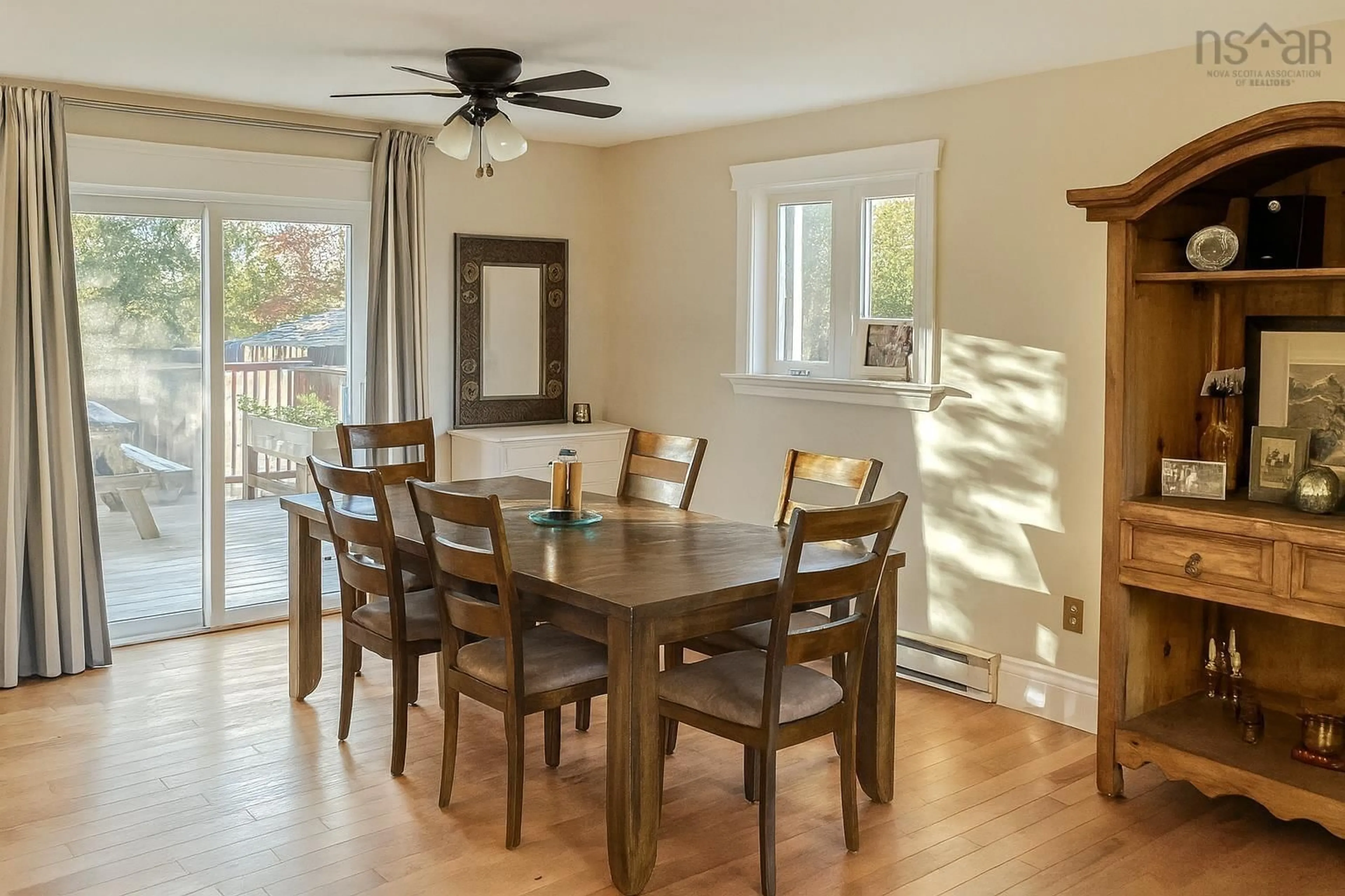 Dining room, wood/laminate floor for 152 Doherty Dr, Lawrencetown Nova Scotia B2Z 1C8