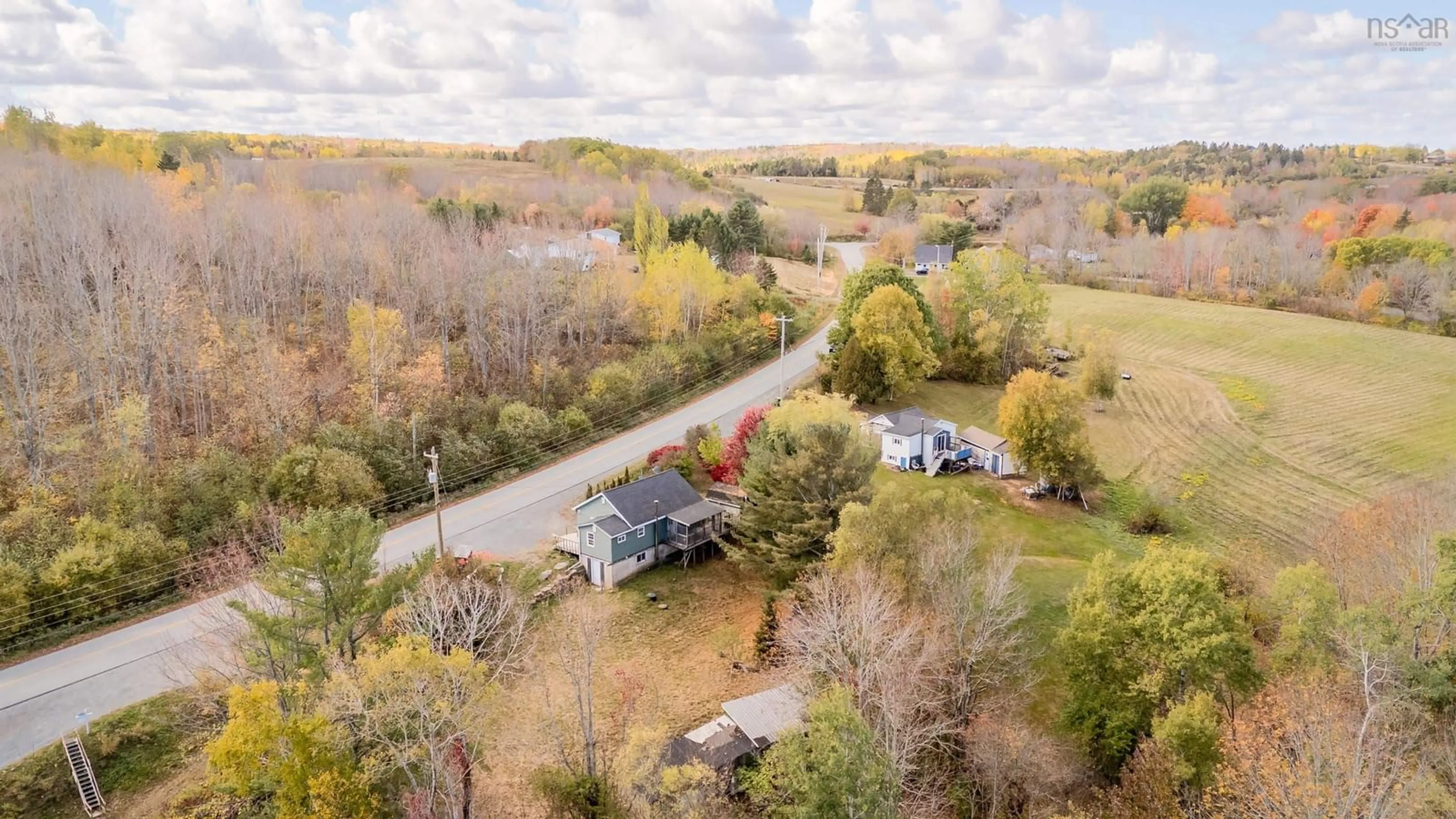 A pic from outside/outdoor area/front of a property/back of a property/a pic from drone, unknown for 980 Lockhartville Rd, Lockhartville Nova Scotia B0P 1P0