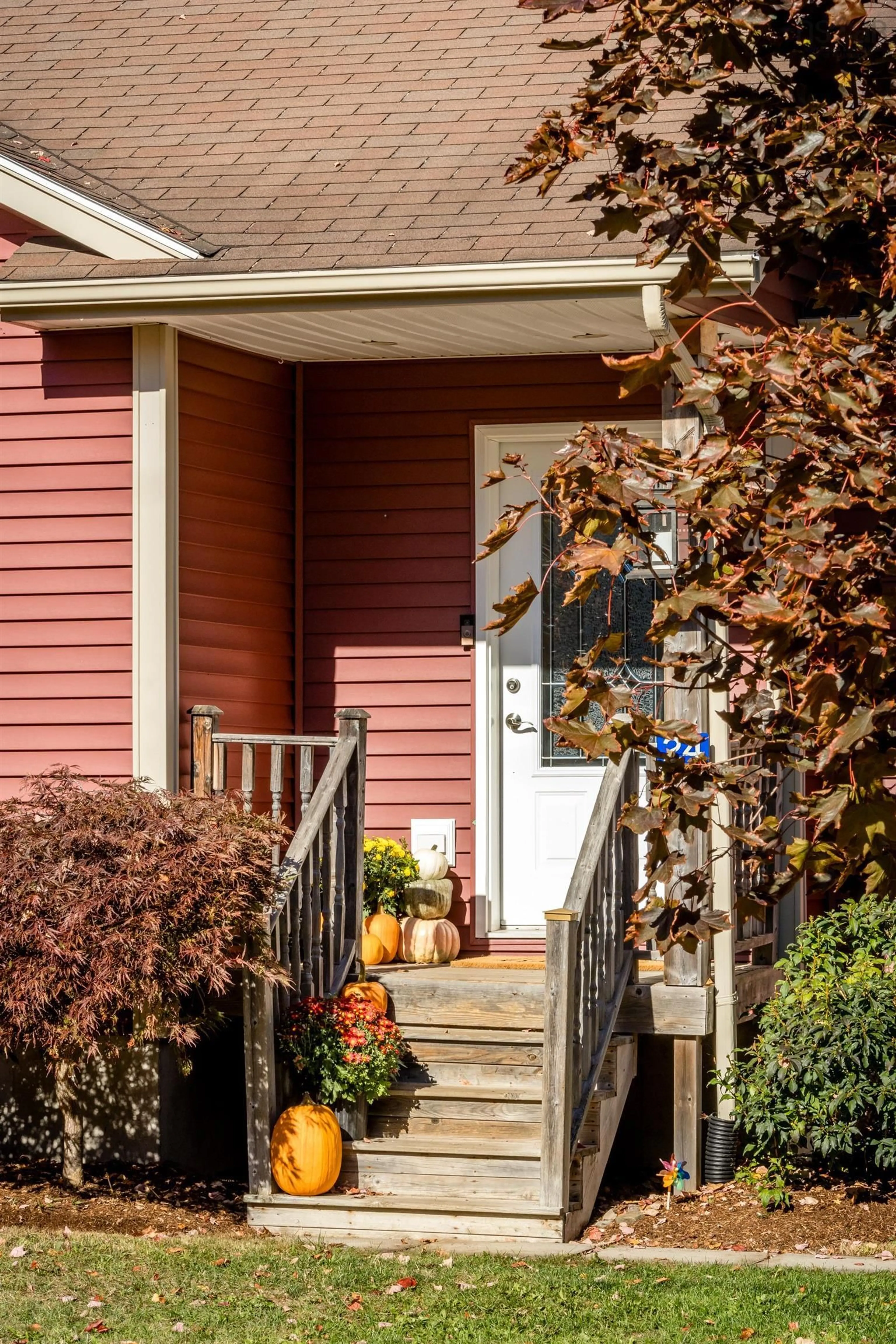 Home with vinyl exterior material, street for 24 Gravenstein Dr, Berwick Nova Scotia B0P 1E0