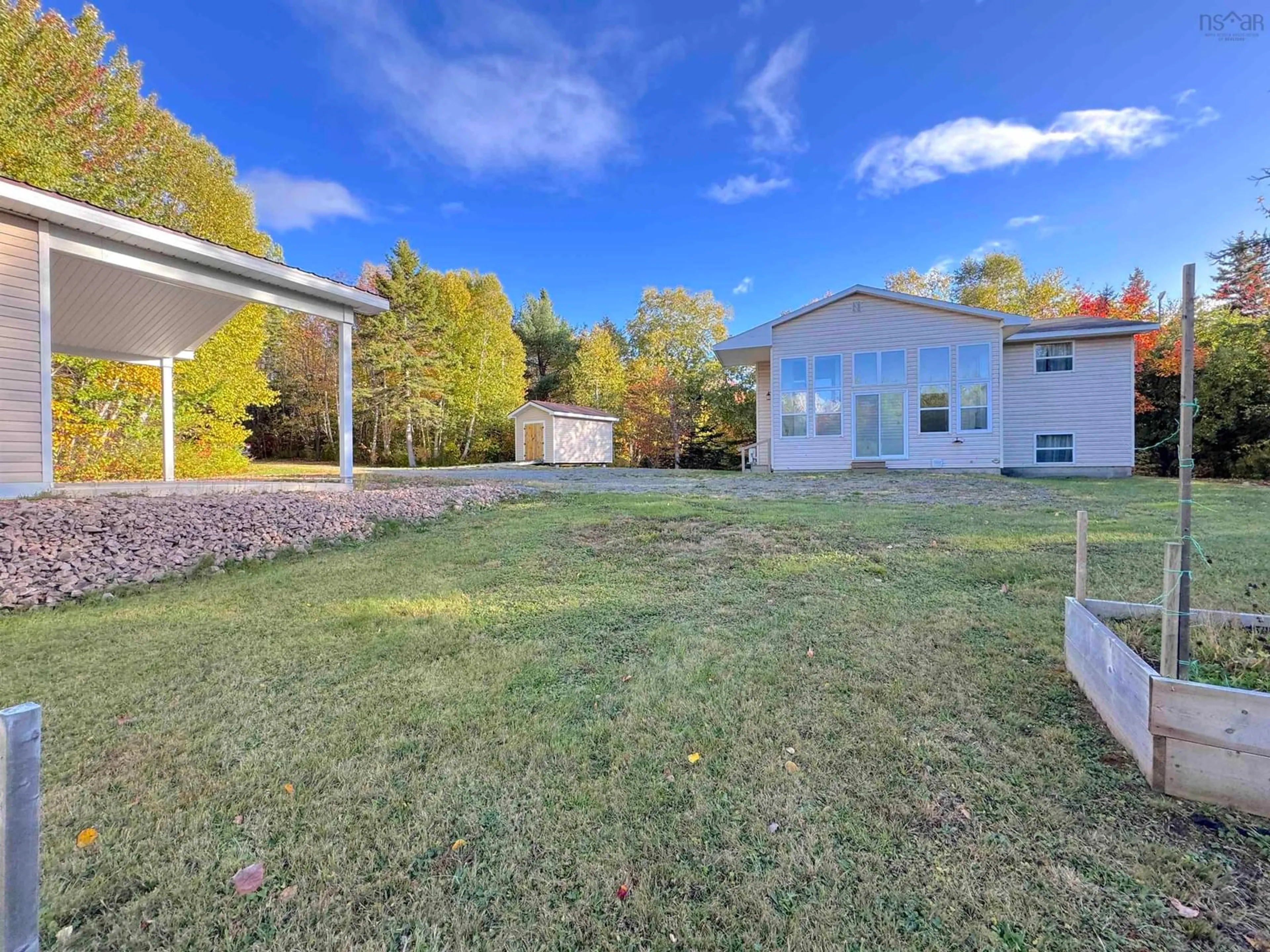 A pic from outside/outdoor area/front of a property/back of a property/a pic from drone, unknown for 29 Allans Lane, Valley Mills Nova Scotia B0E 2Y0