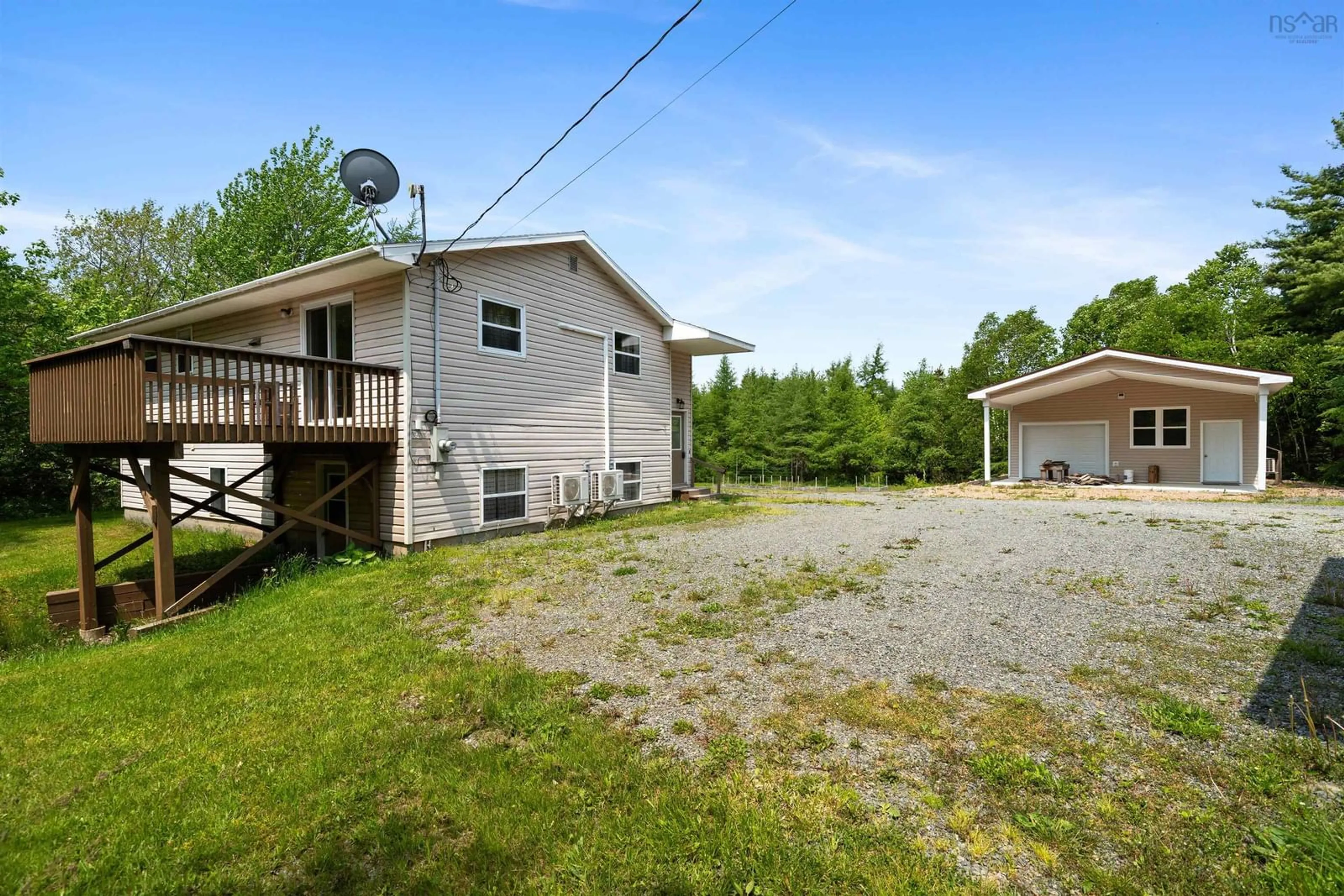 A pic from outside/outdoor area/front of a property/back of a property/a pic from drone, unknown for 29 Allans Lane, Valley Mills Nova Scotia B0E 2Y0