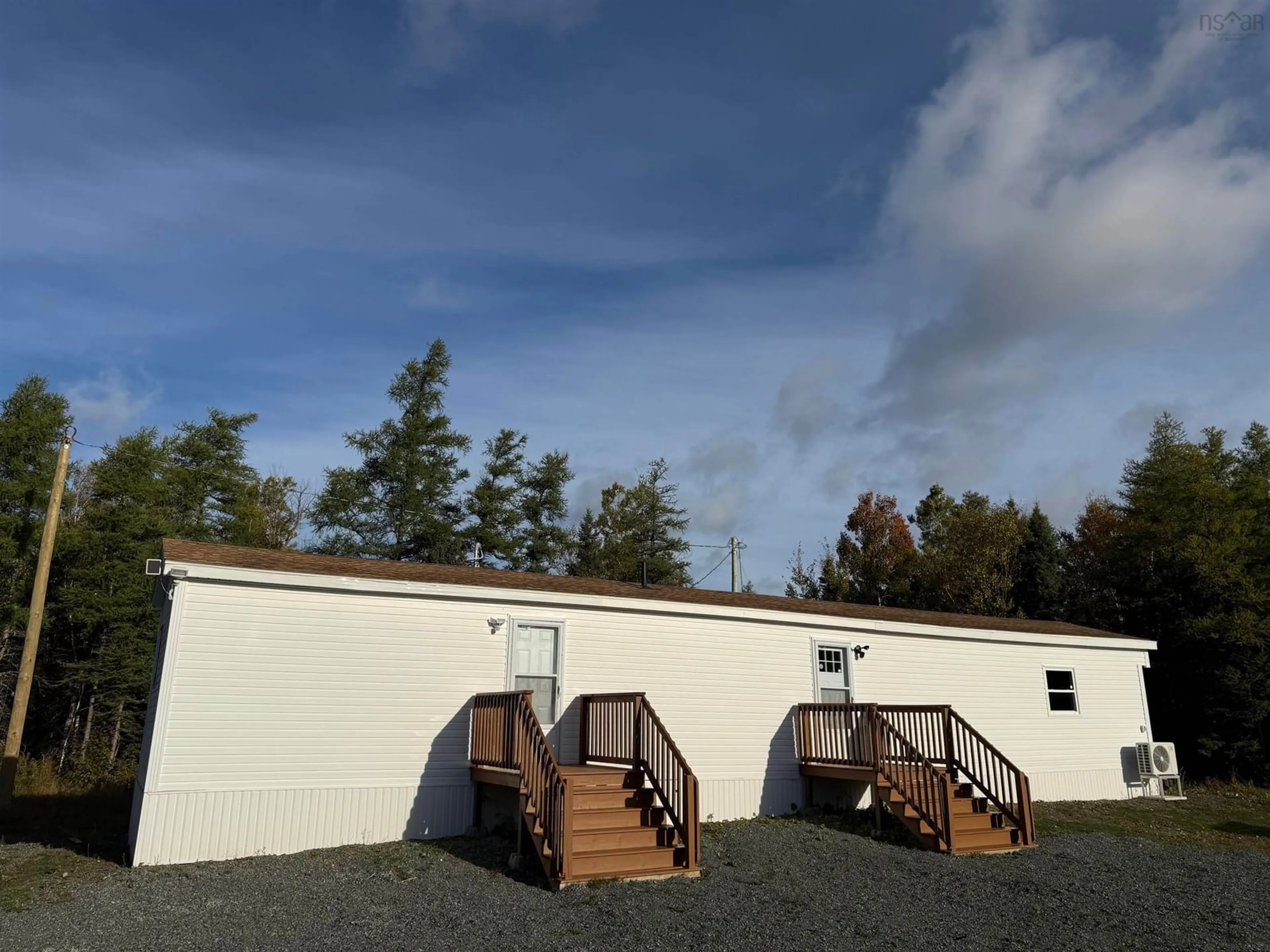 A pic from outside/outdoor area/front of a property/back of a property/a pic from drone, building for 1600 Lingan Rd, River Ryan Nova Scotia B1H 5S9