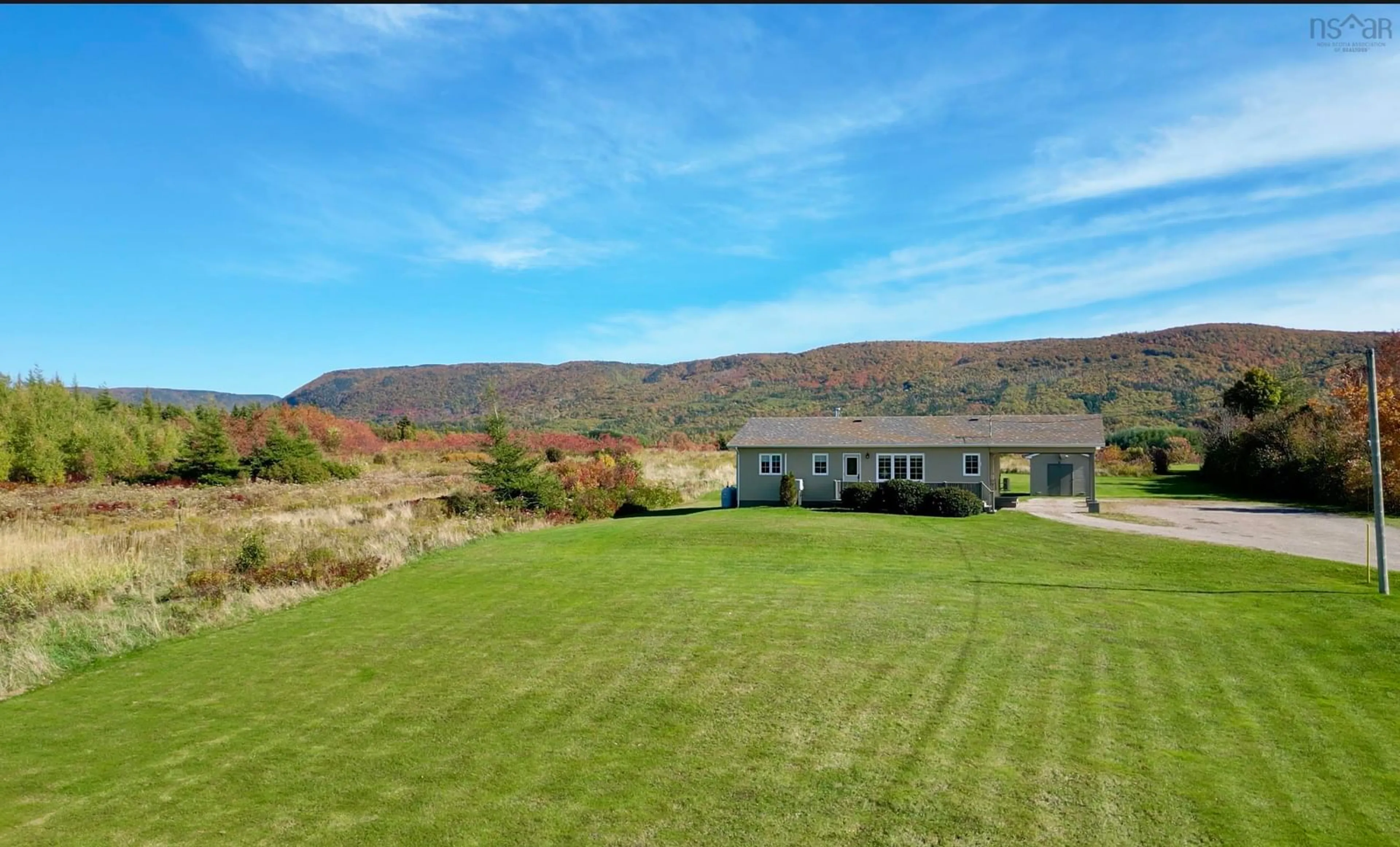 A pic from outside/outdoor area/front of a property/back of a property/a pic from drone, water/lake/river/ocean view for 49 Barren Forks Rd, Chéticamp Nova Scotia B0E 1H0