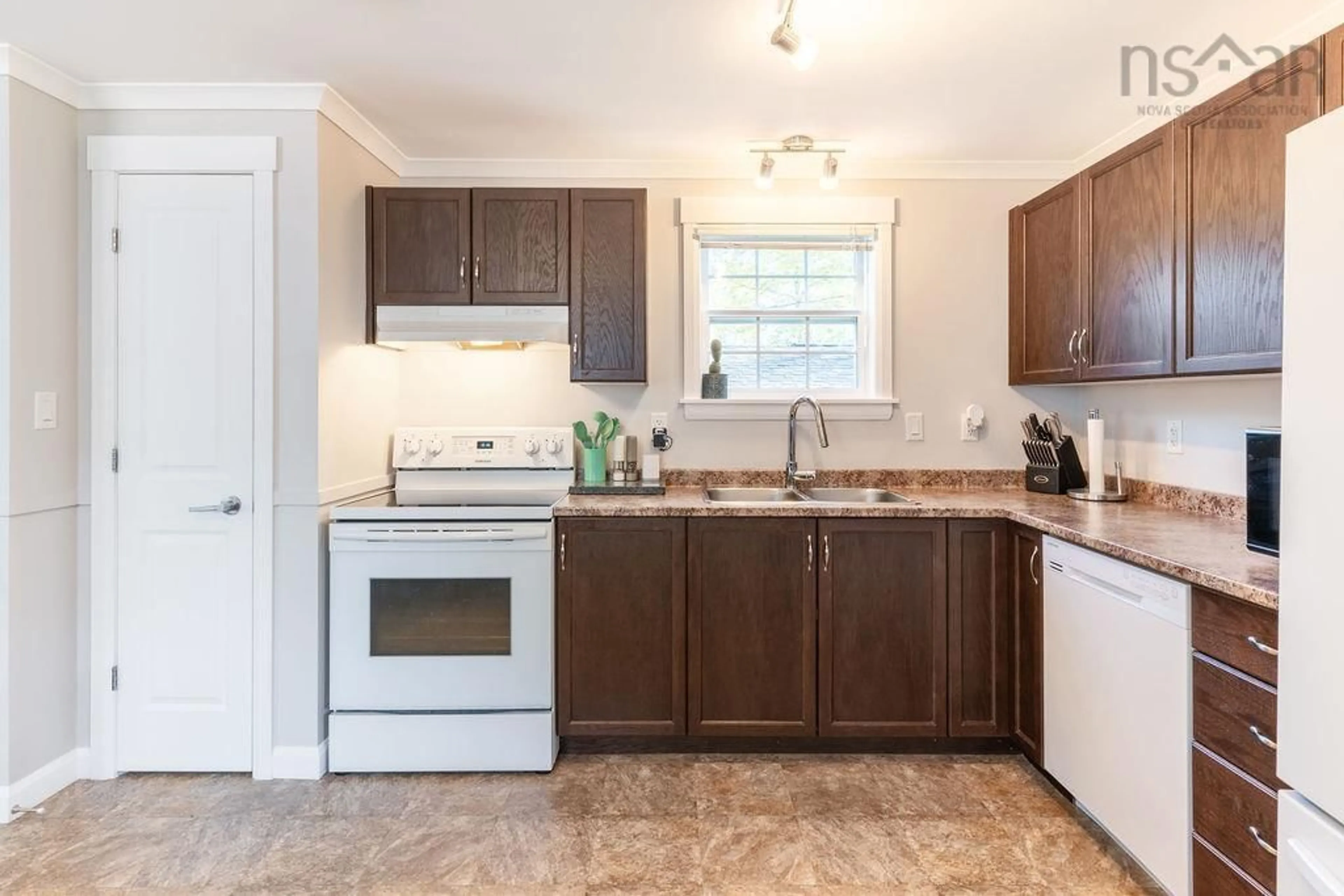 Standard kitchen, ceramic/tile floor for 303 Ioney Hill, Beaver Bank Nova Scotia B4E 1M6