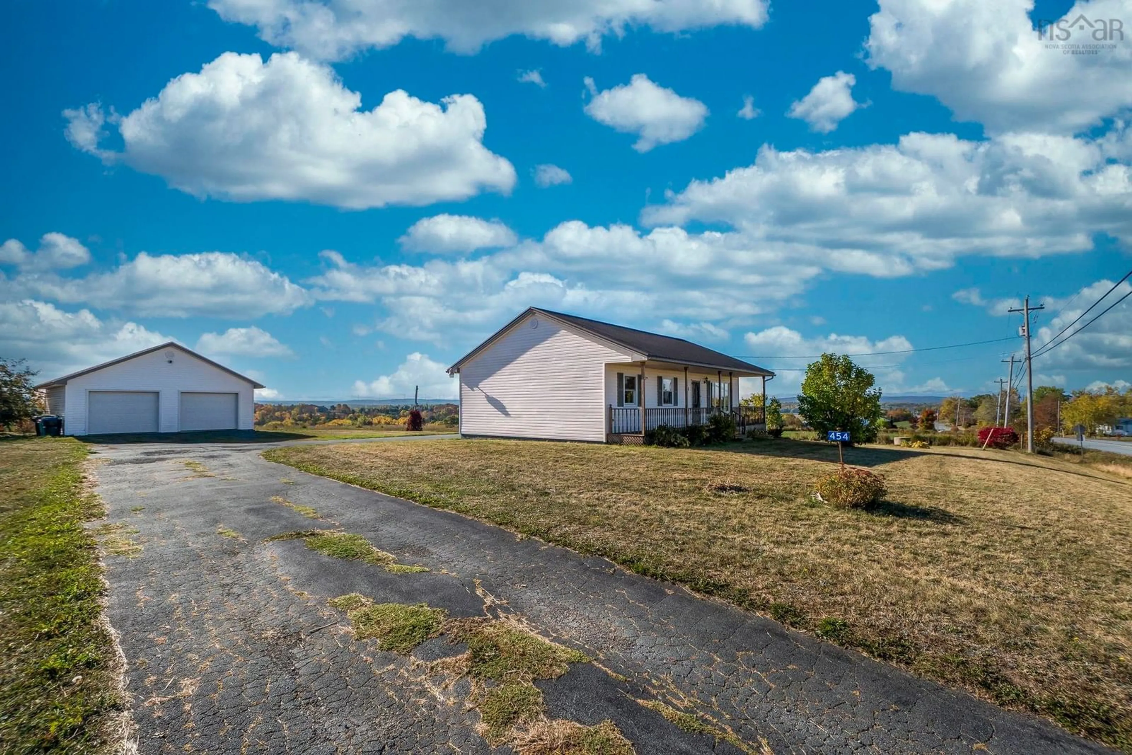 A pic from outside/outdoor area/front of a property/back of a property/a pic from drone, unknown for 454 Lawrence Rd, Union Corner Nova Scotia B0N 2A0
