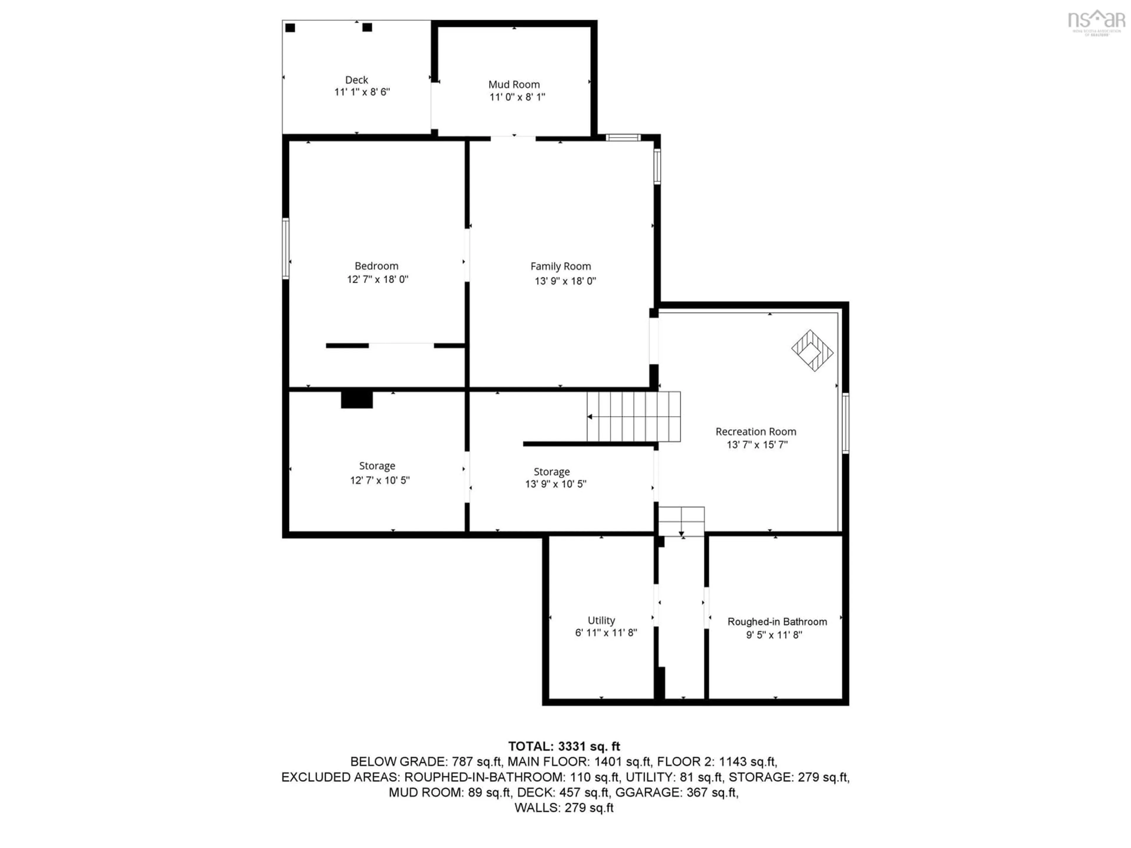 Floor plan for 16 Mountain Ash Crt, Dartmouth Nova Scotia B2Y 4J8