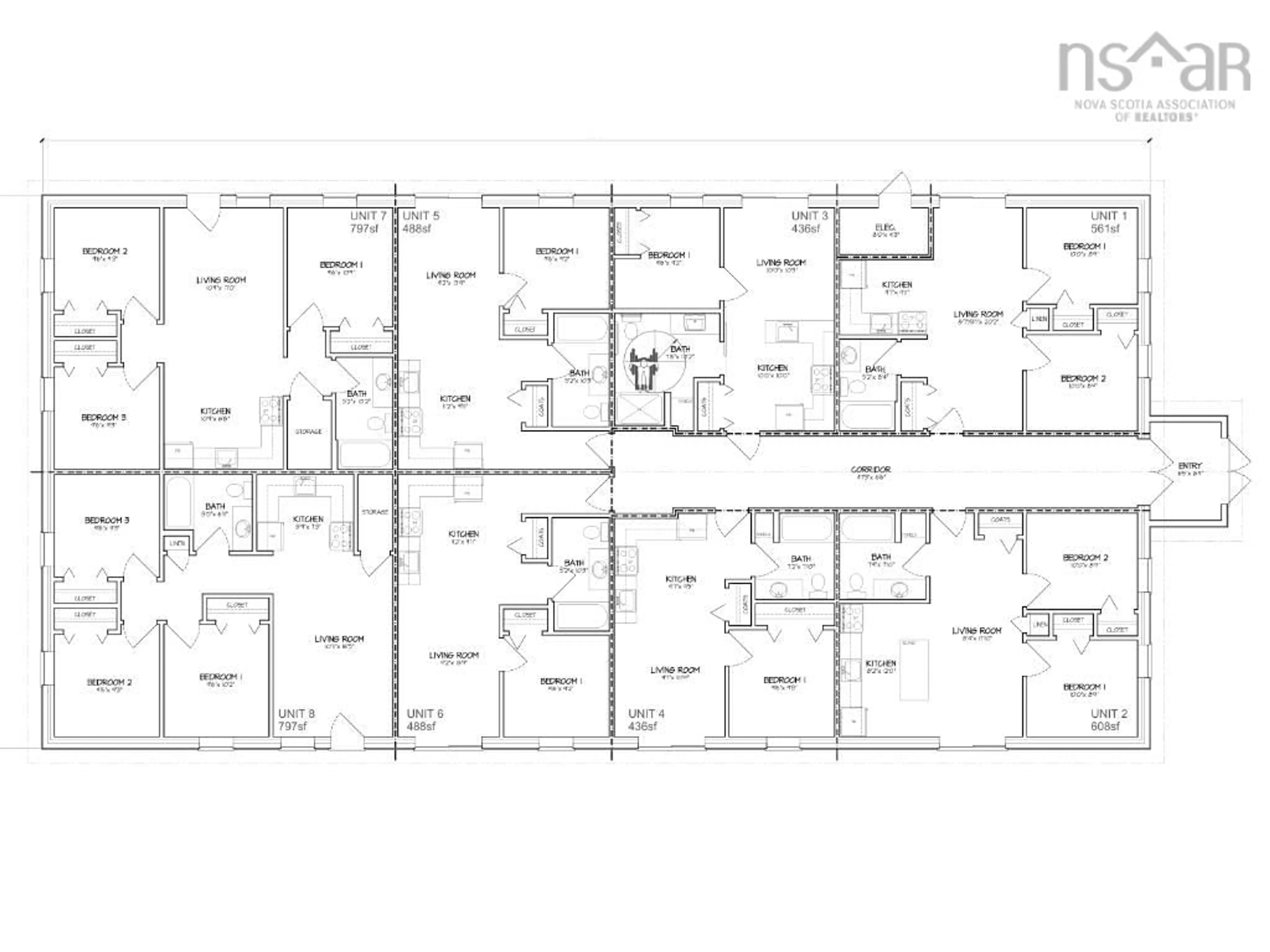Floor plan for 3 Robie St, Amherst Nova Scotia B4H 2C5