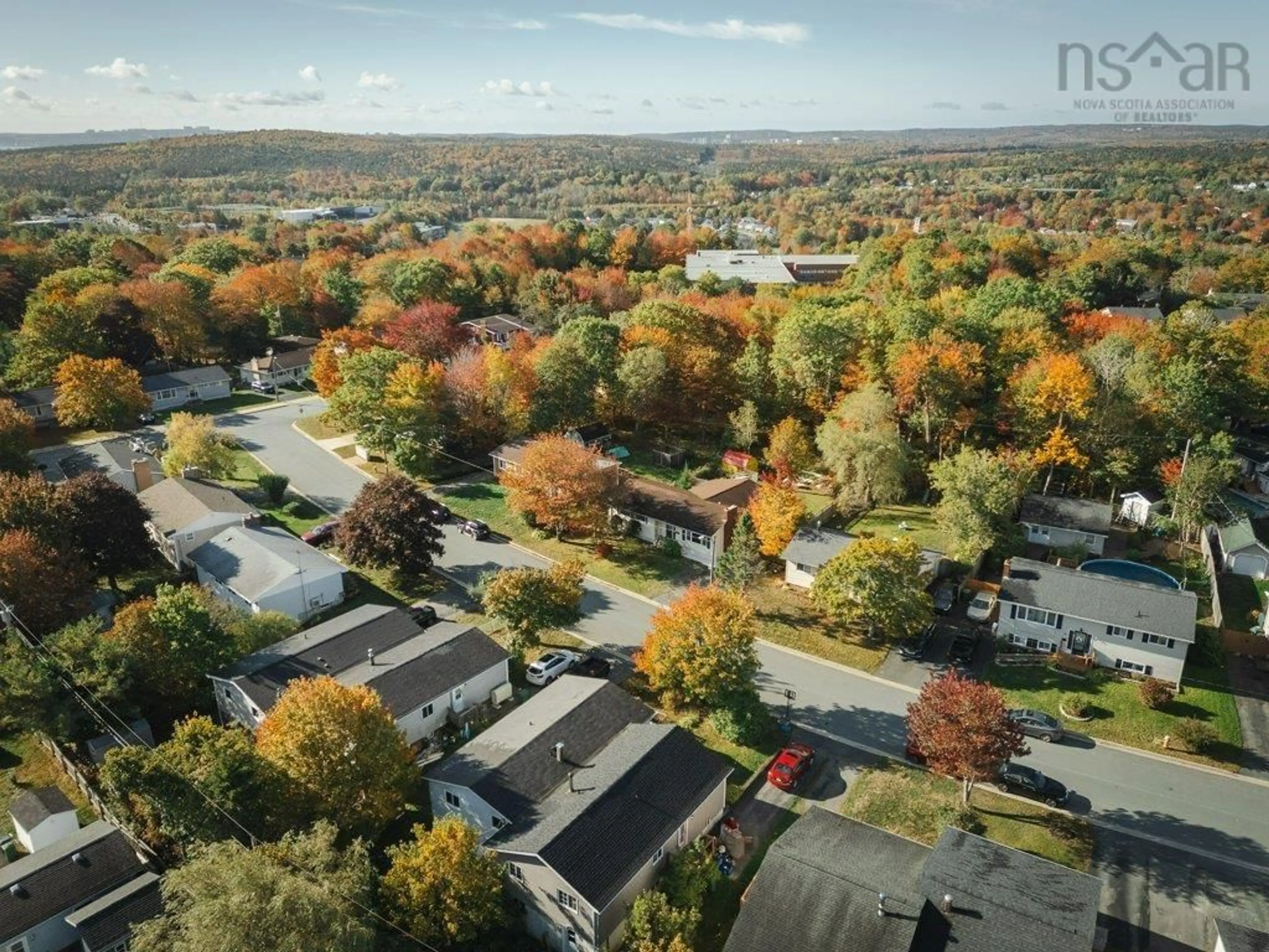 A pic from outside/outdoor area/front of a property/back of a property/a pic from drone, unknown for 16 Howland Dr, Lower Sackville Nova Scotia B4C 1S6
