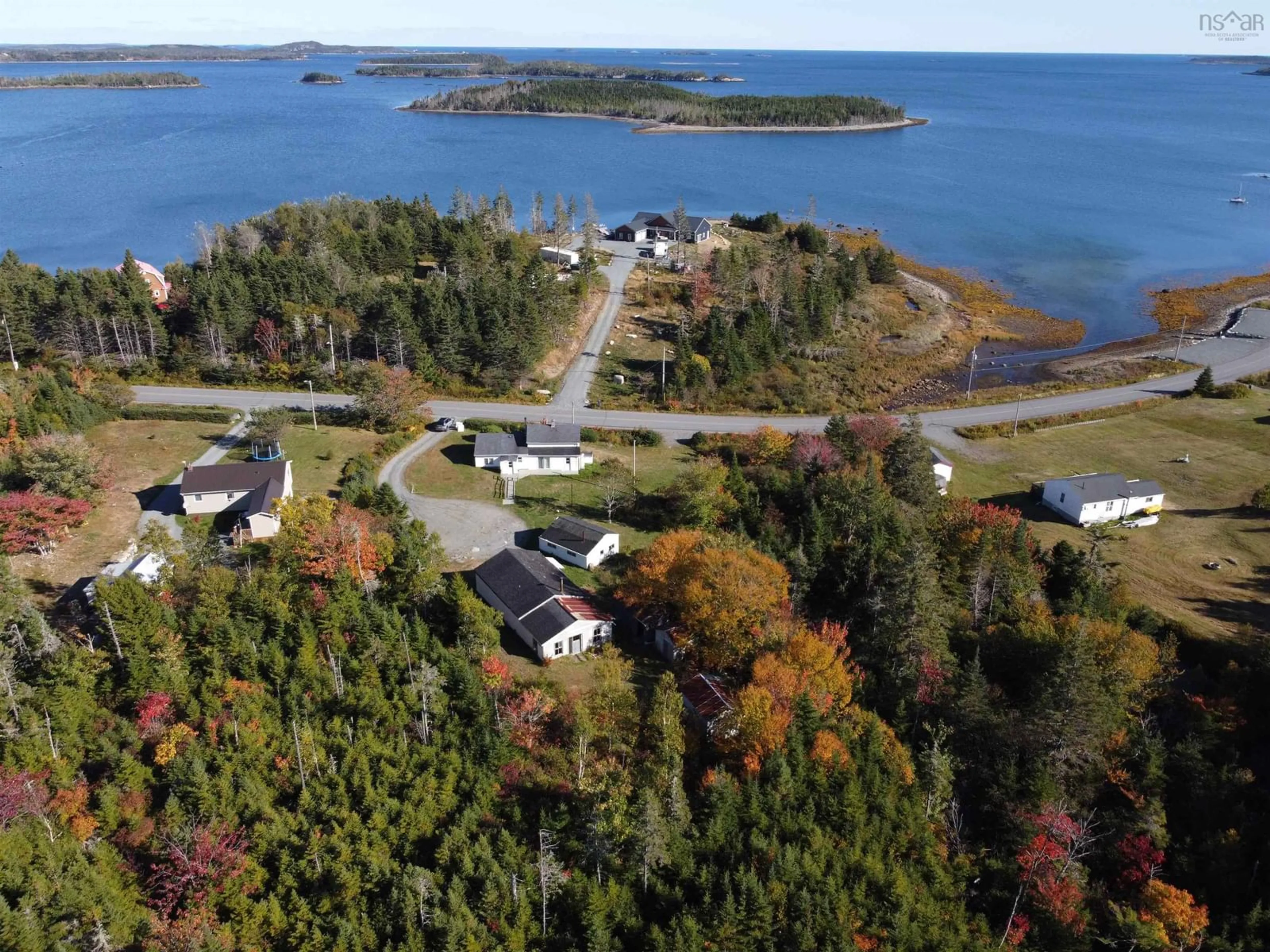 A pic from outside/outdoor area/front of a property/back of a property/a pic from drone, water/lake/river/ocean view for 46 Beaver Harbour Rd, Beaver Harbour Nova Scotia B0J 2R0