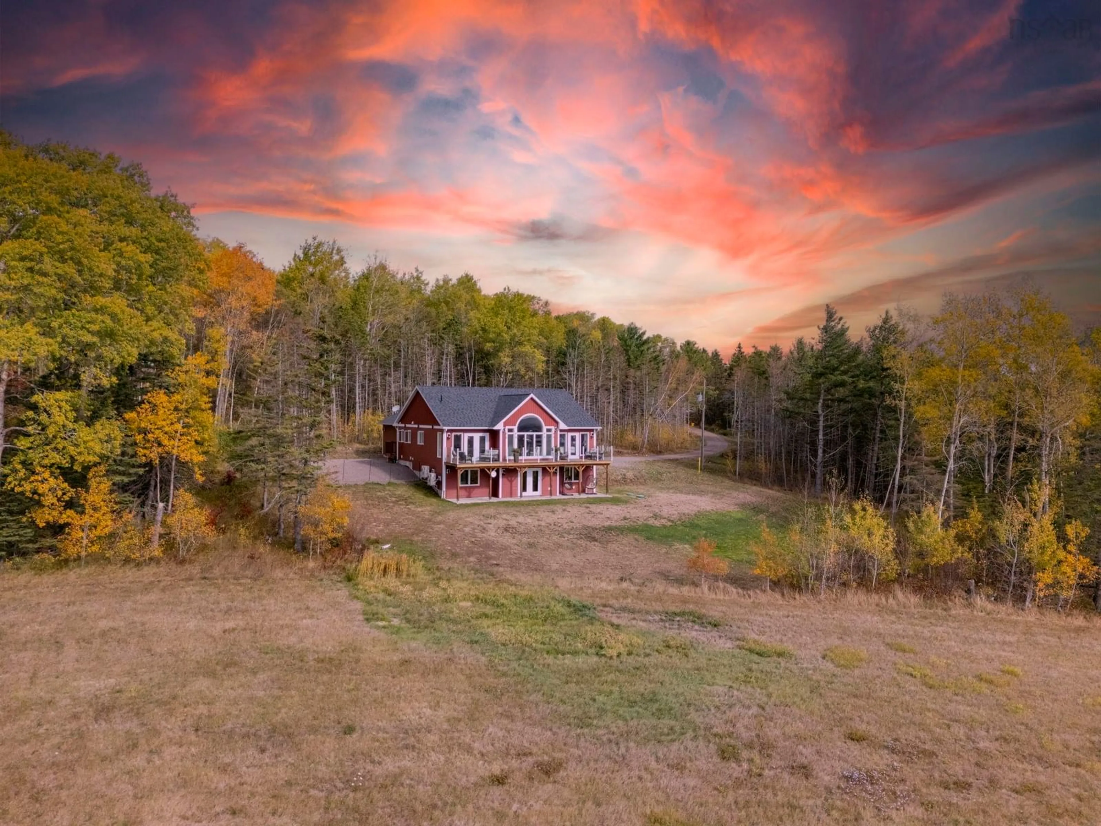 A pic from outside/outdoor area/front of a property/back of a property/a pic from drone, mountain view for 353 Ben Phinney Rd, Melvern Square Nova Scotia B0P 1W0