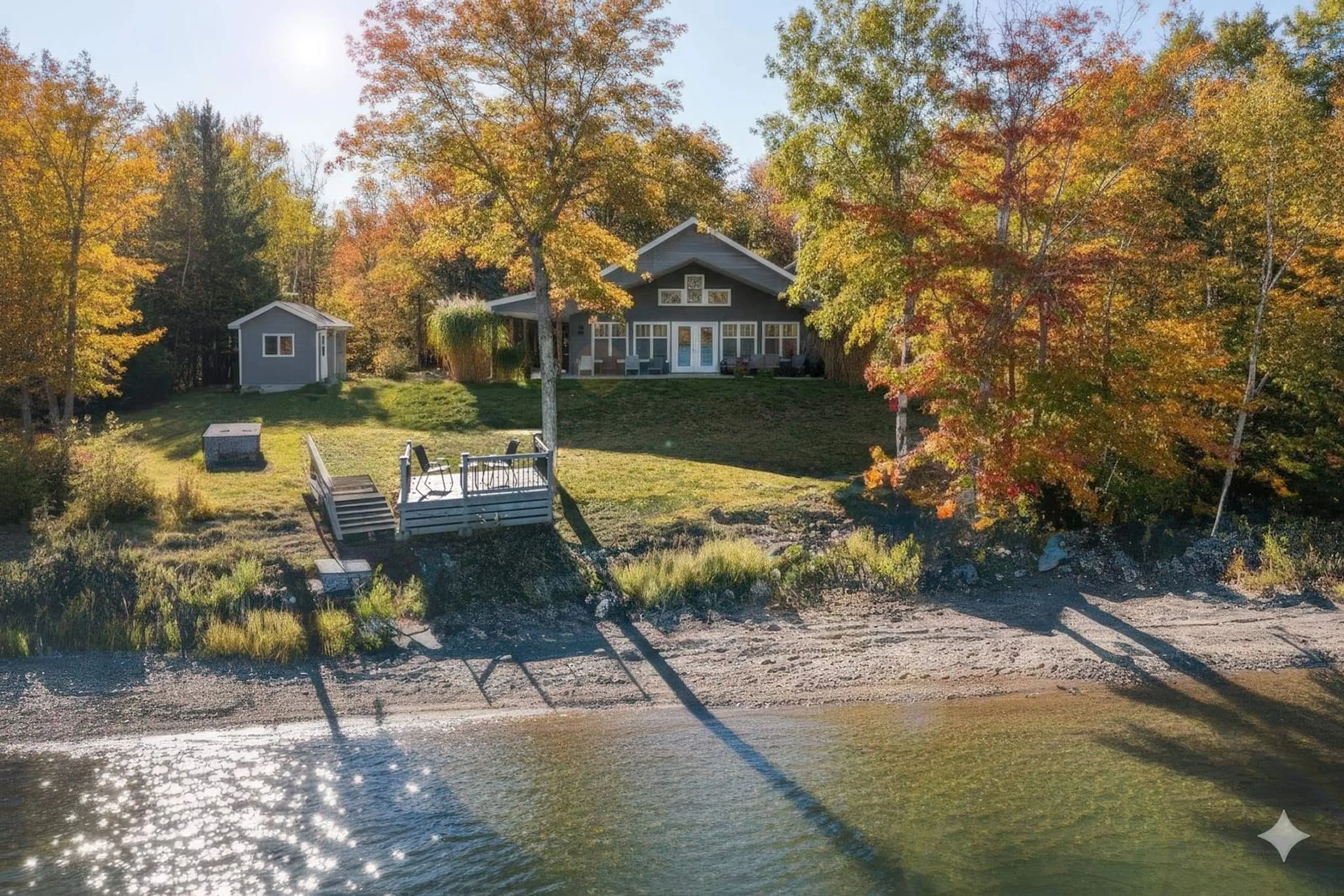 A pic from outside/outdoor area/front of a property/back of a property/a pic from drone, water/lake/river/ocean view for 72 Kegeshook Lane, East Quinan Nova Scotia B0W 1H0