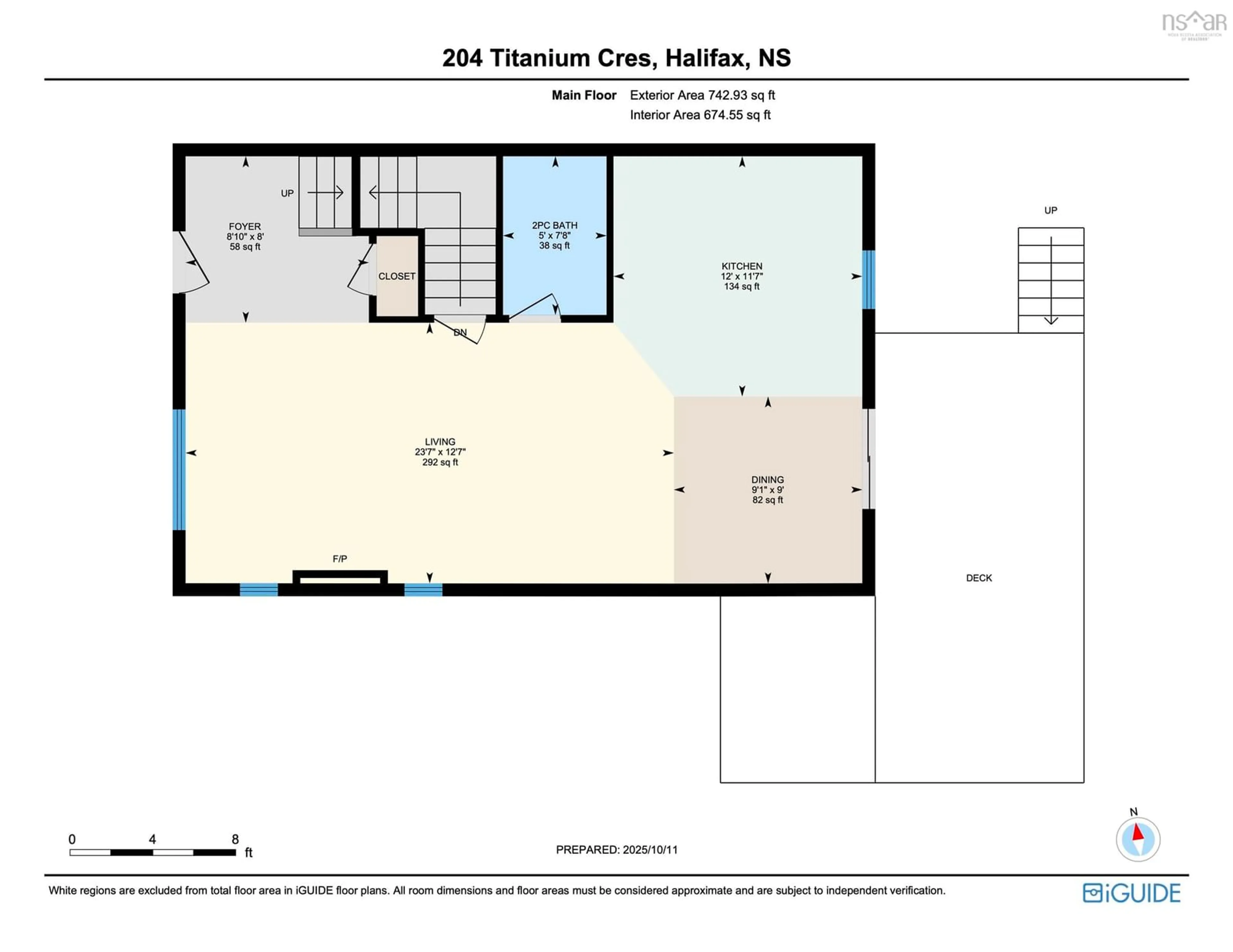 Floor plan for 204 Titanium Cres, Halifax Nova Scotia B3P 0J2