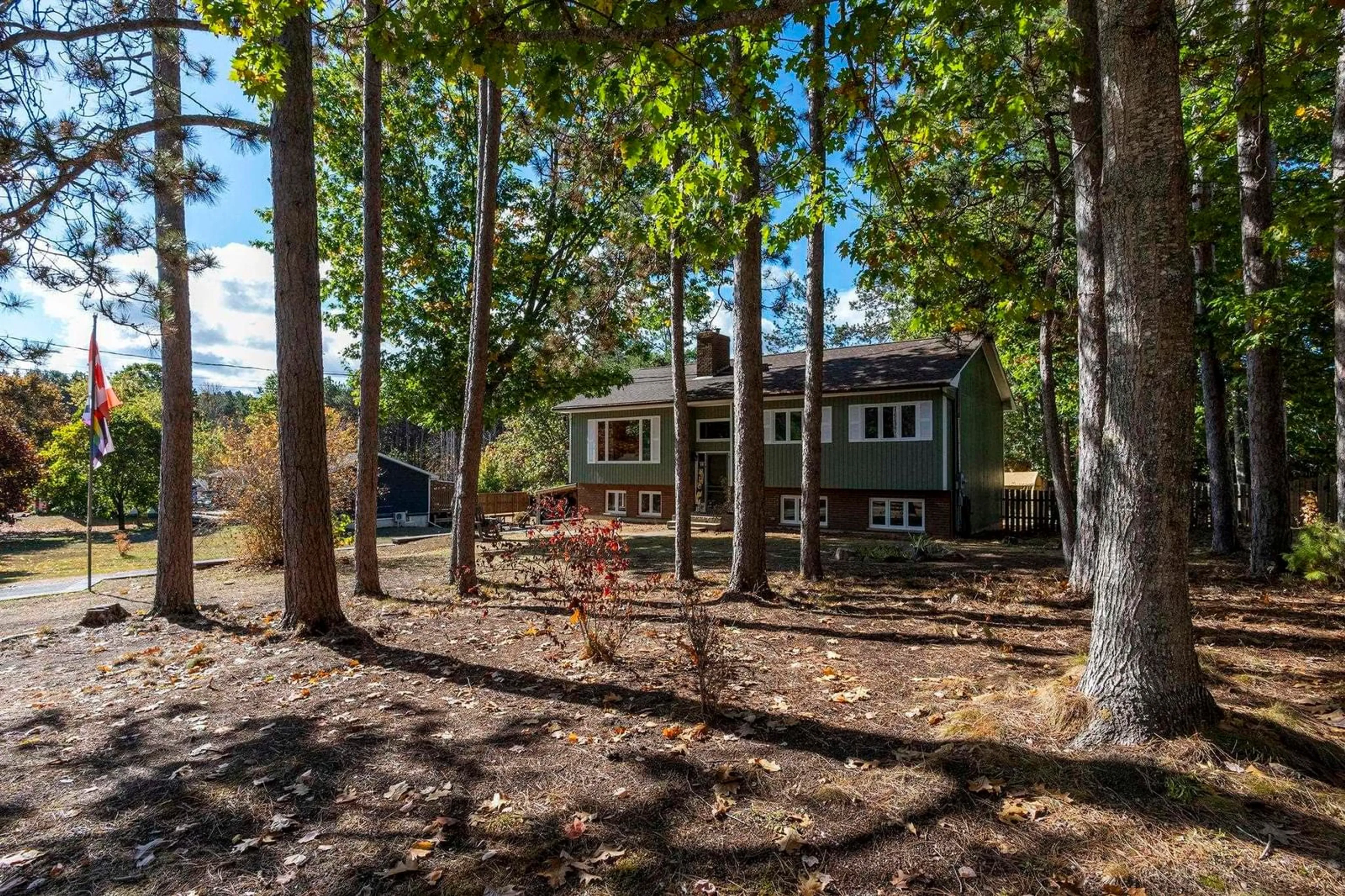 A pic from outside/outdoor area/front of a property/back of a property/a pic from drone, forest/trees view for 1707 Matthews Lane, Kingston Nova Scotia B0P 1R0