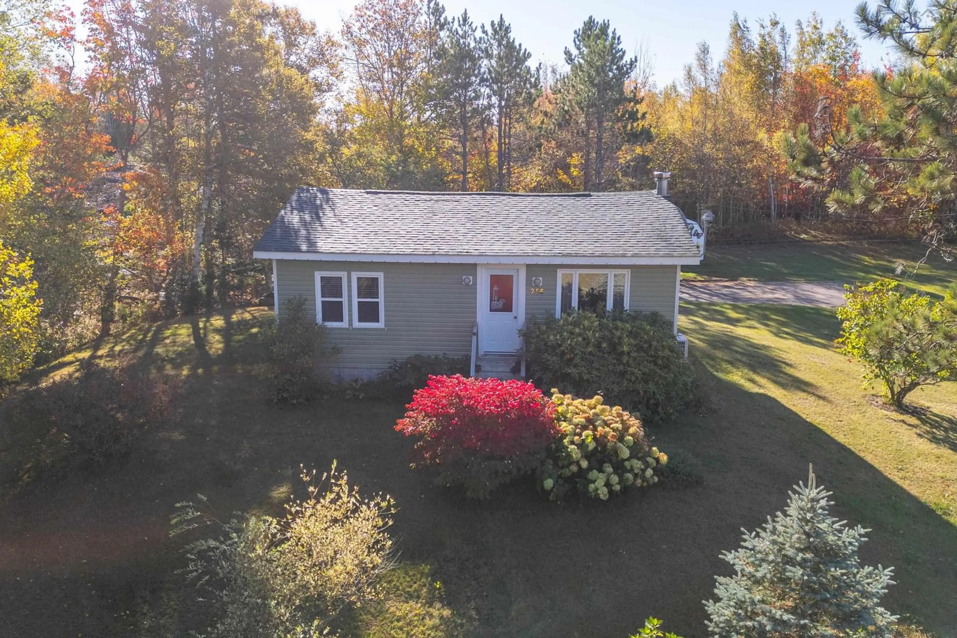 A pic from outside/outdoor area/front of a property/back of a property/a pic from drone, unknown for 256 Highway 366, Tyndal Road Nova Scotia B4H 3X9