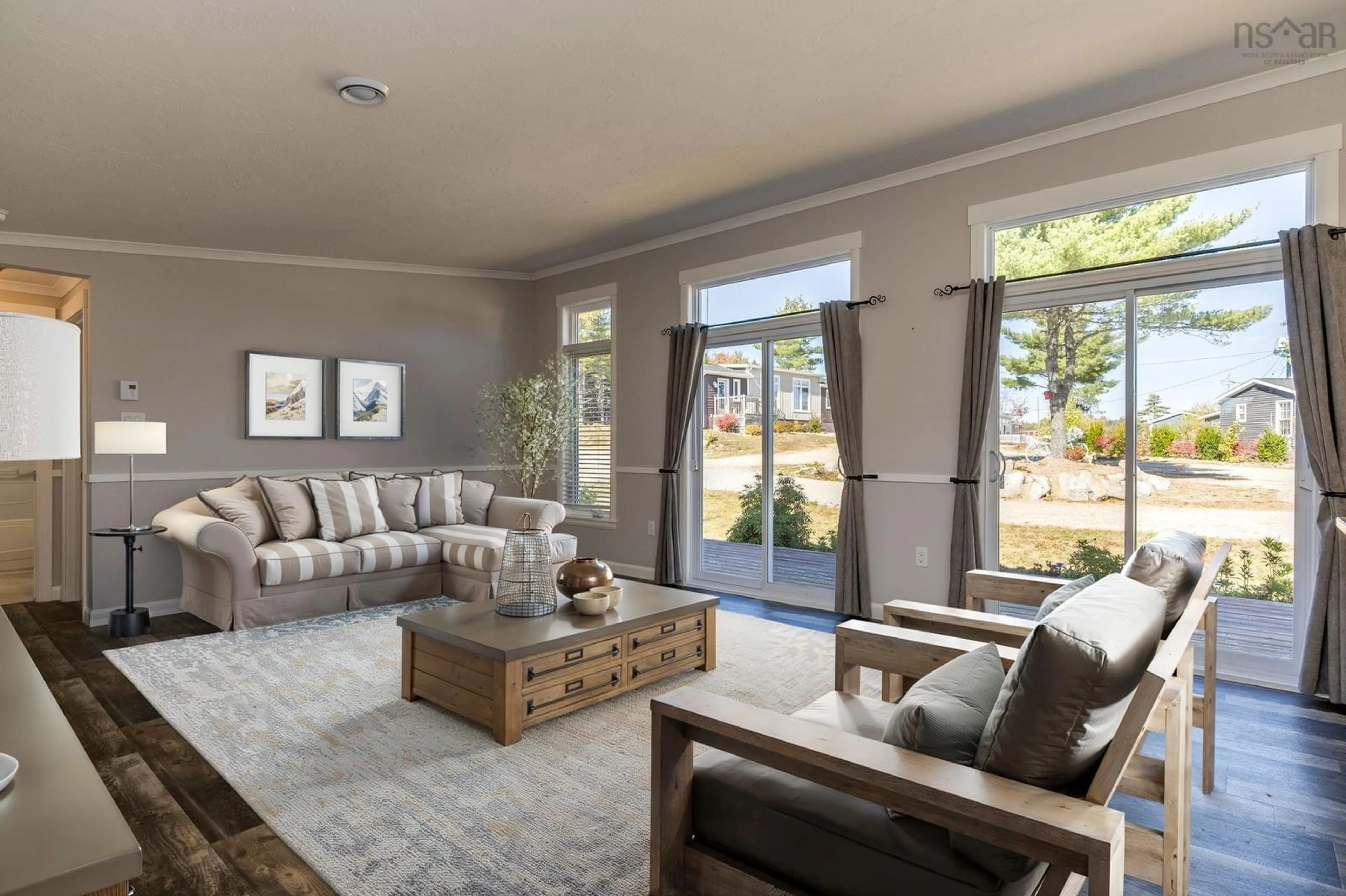 Living room with furniture, unknown for 119 Appletree Dr, Windsor Road Nova Scotia B0J 1J0