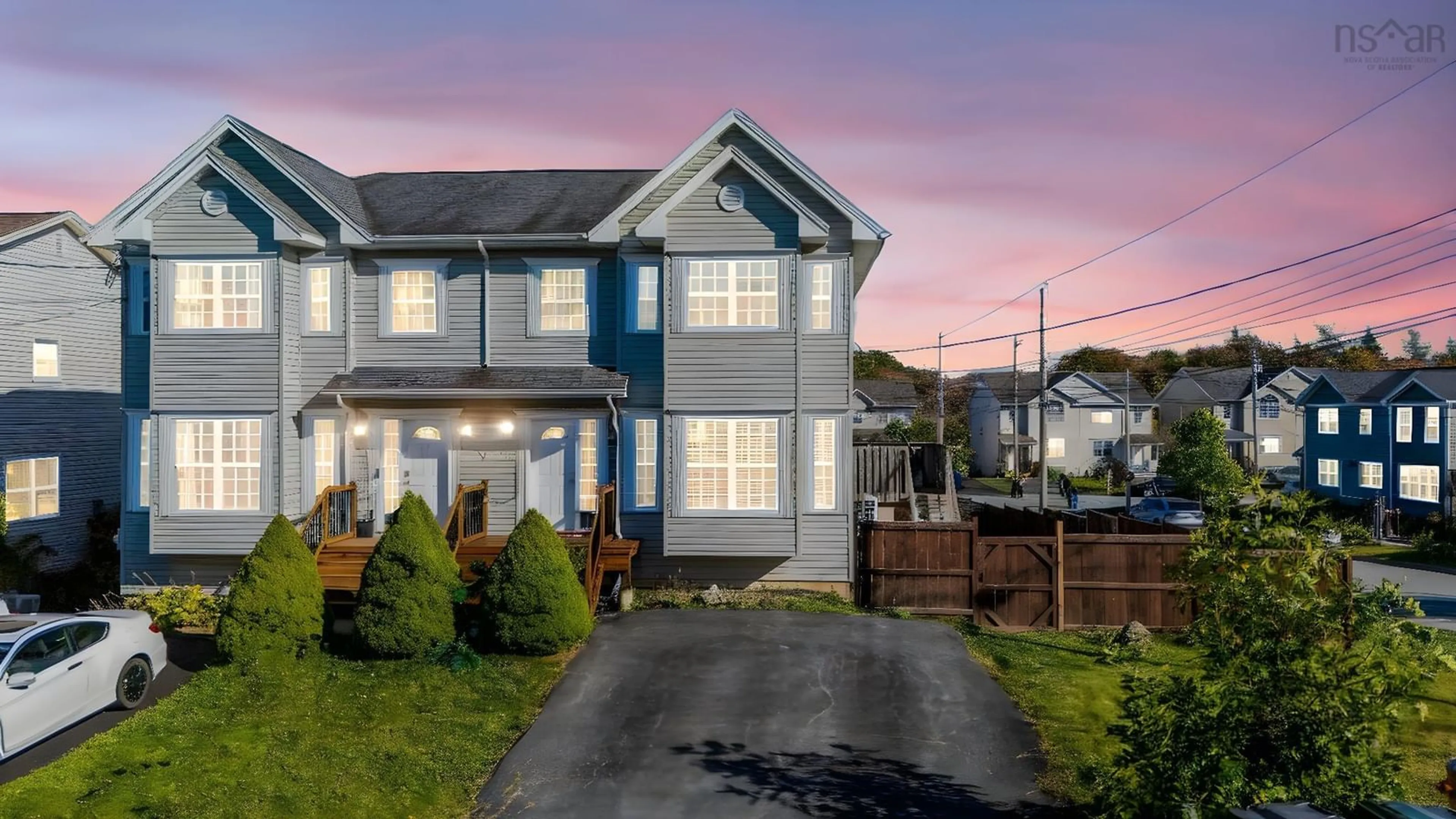 Home with vinyl exterior material, street for 142 North Green Rd, Lakeside Nova Scotia B3T 2L8