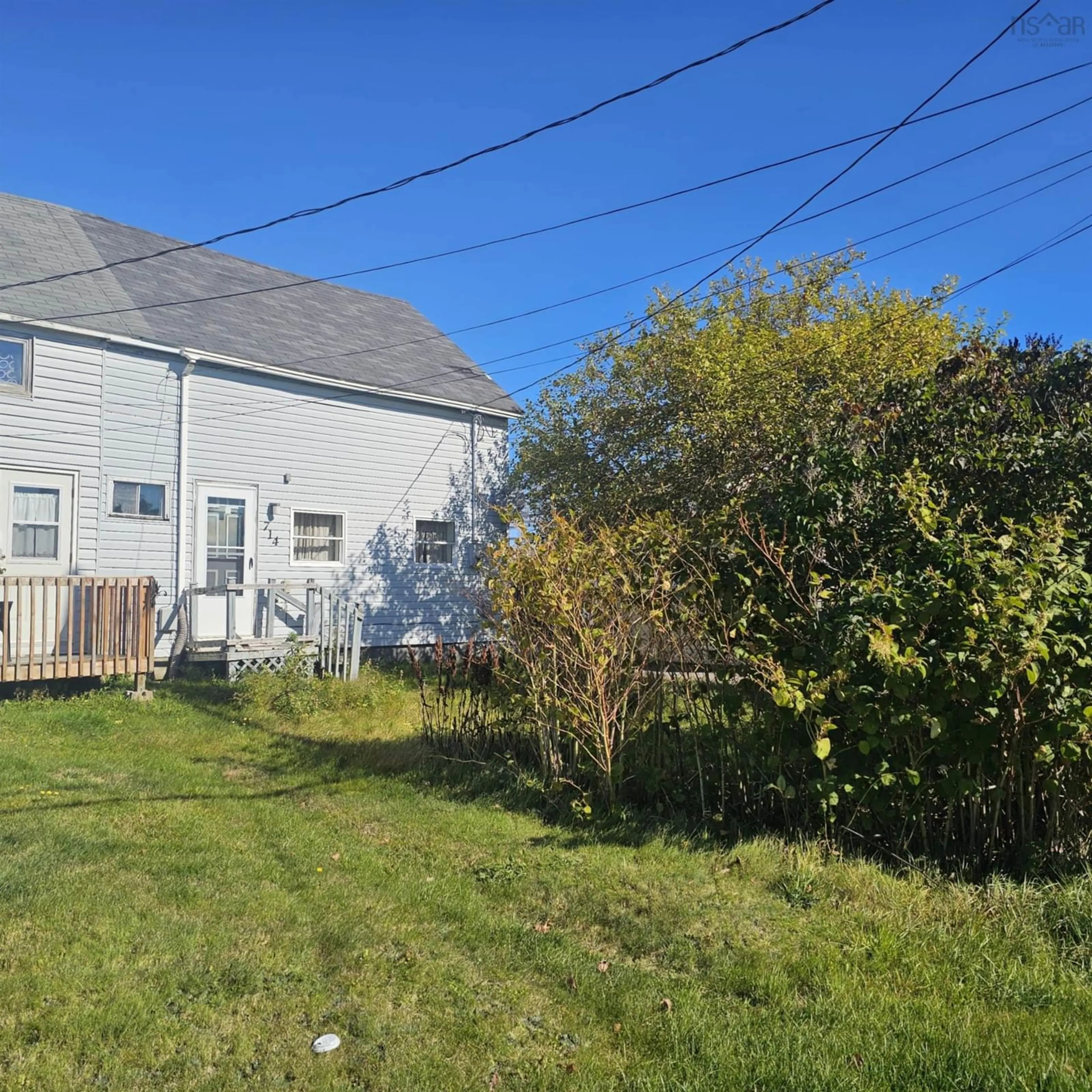 A pic from outside/outdoor area/front of a property/back of a property/a pic from drone, street for 714 Neville St, Reserve Mines Nova Scotia B1E 1G6