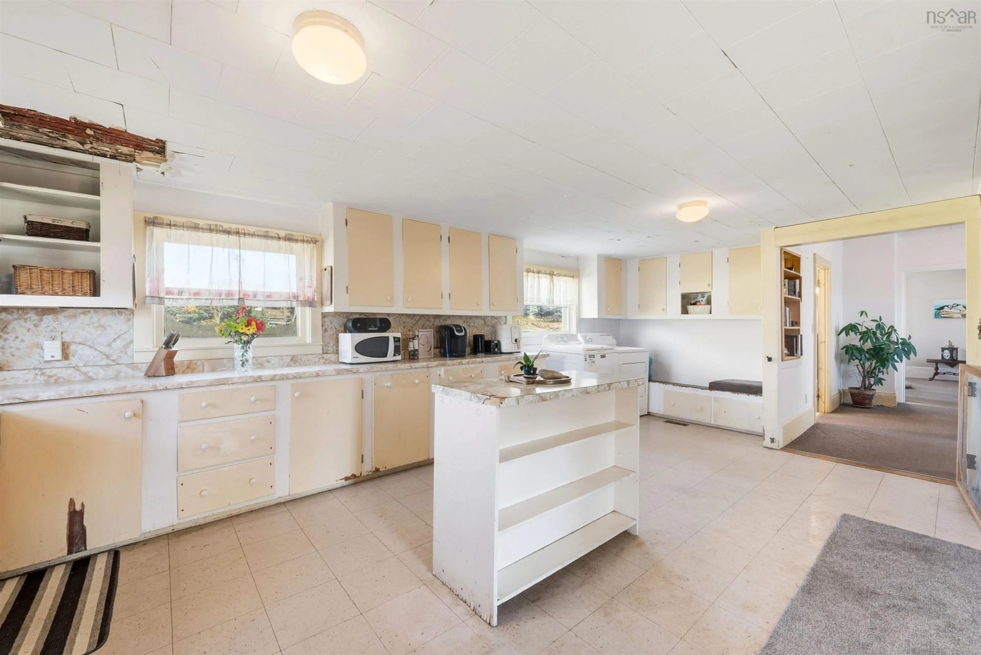 Open concept kitchen, unknown for 893 Highway 215, Brooklyn Nova Scotia B0N 2A0