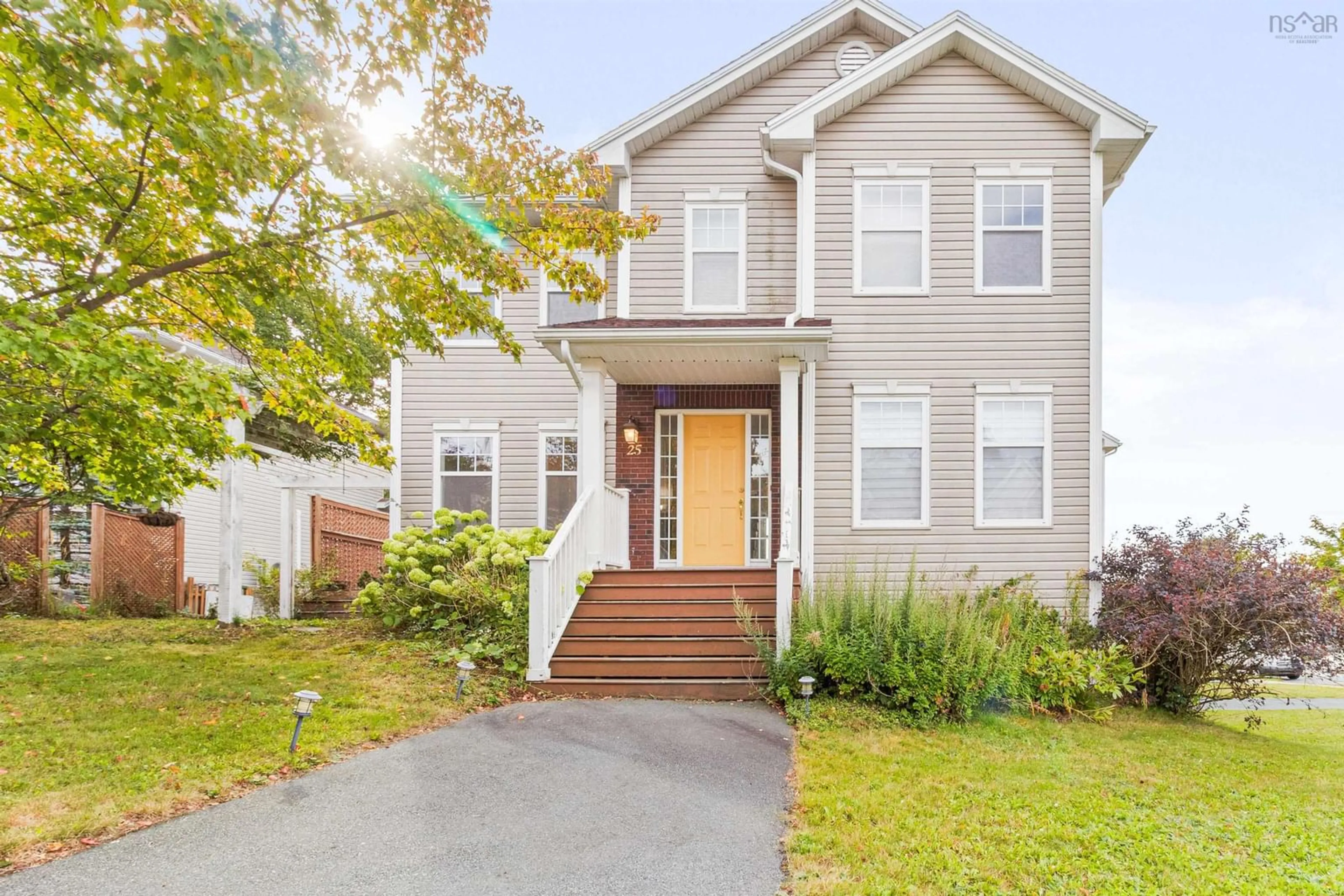 Home with vinyl exterior material, street for 25 Gorsebud Close, Halifax Nova Scotia B3S 1P7