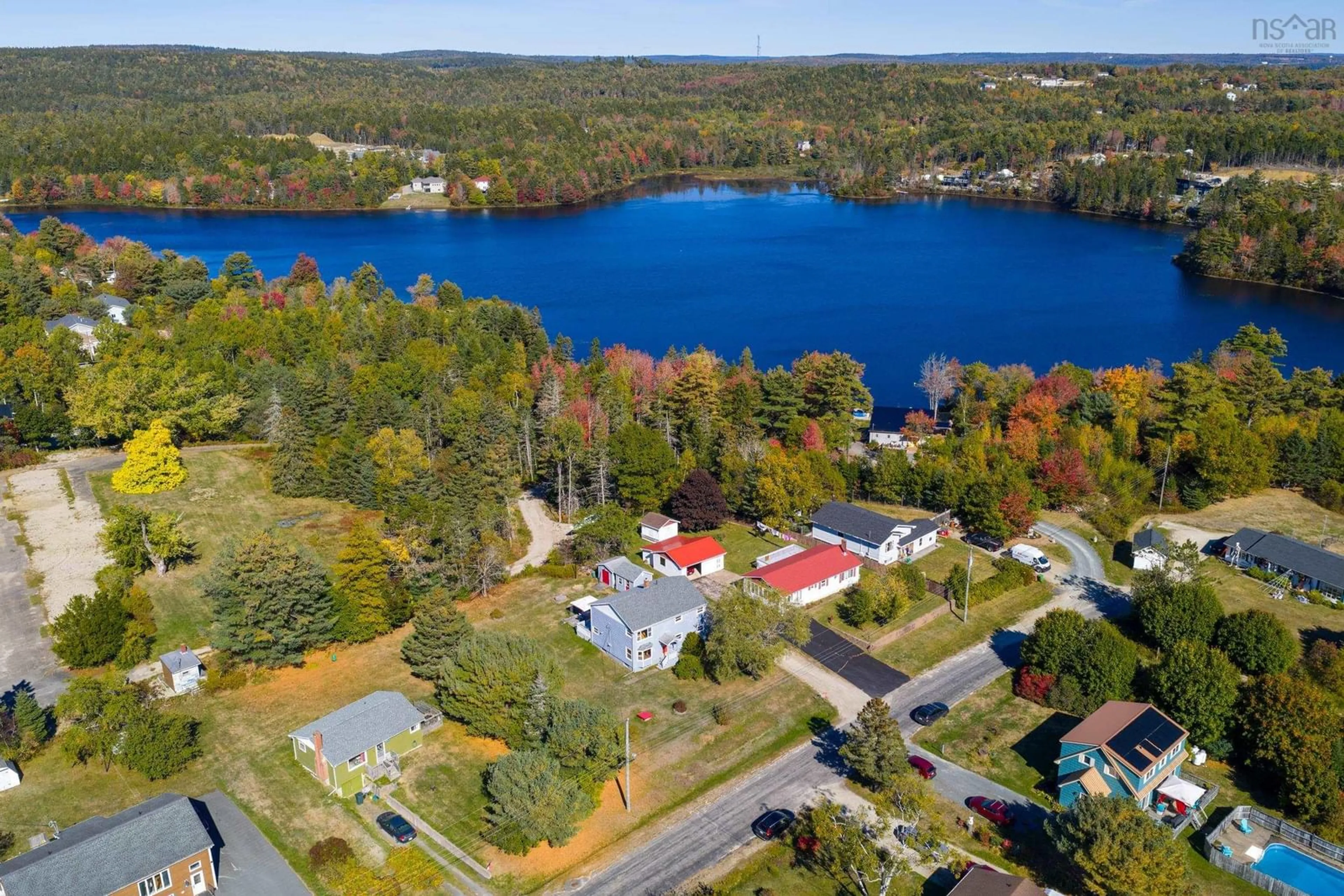 A pic from outside/outdoor area/front of a property/back of a property/a pic from drone, water/lake/river/ocean view for 15 Zinck Rd, Chester Nova Scotia B0J 1J0