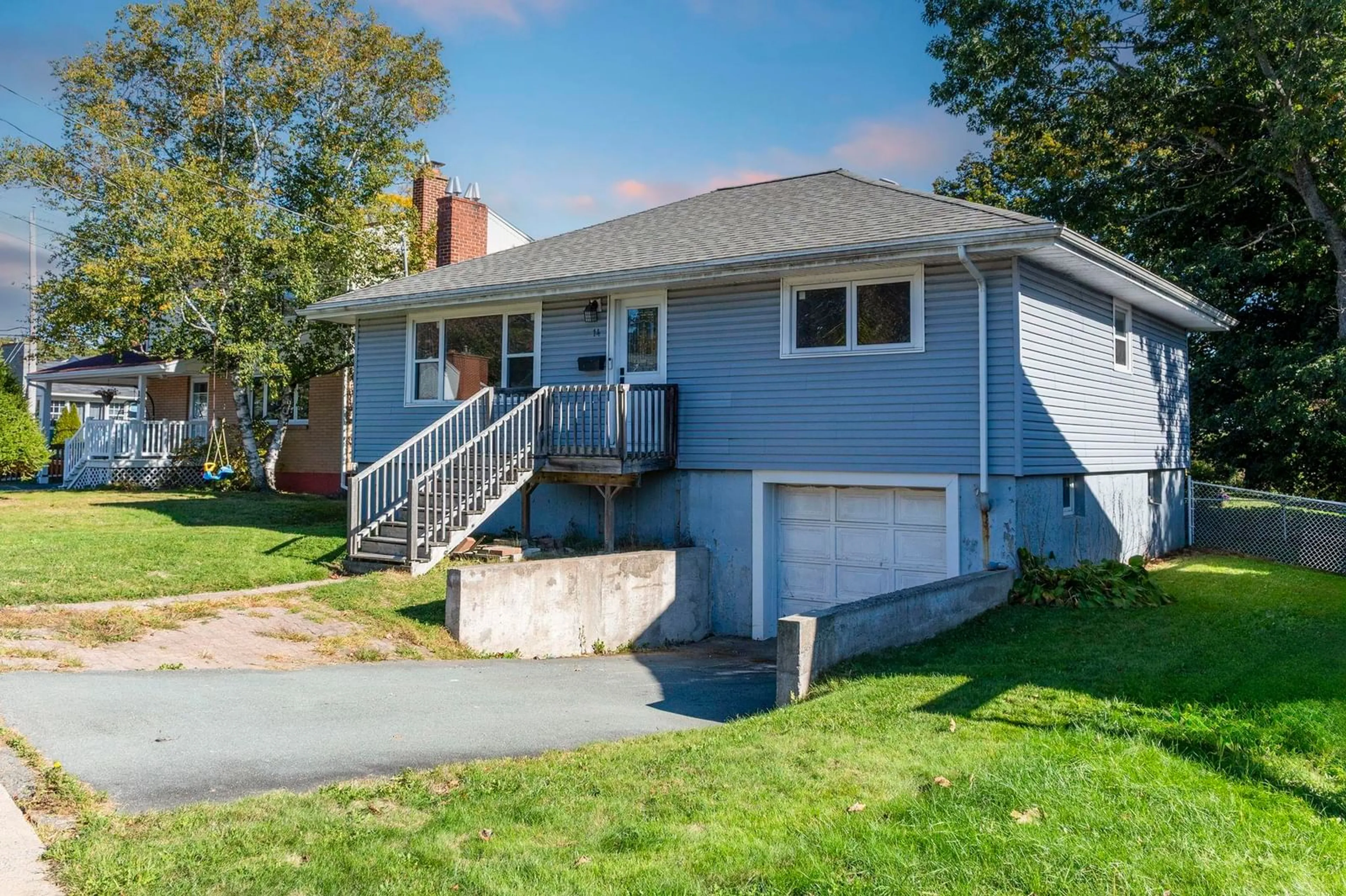 Home with vinyl exterior material, street for 14 Limardo Dr, Dartmouth Nova Scotia B3A 3X4